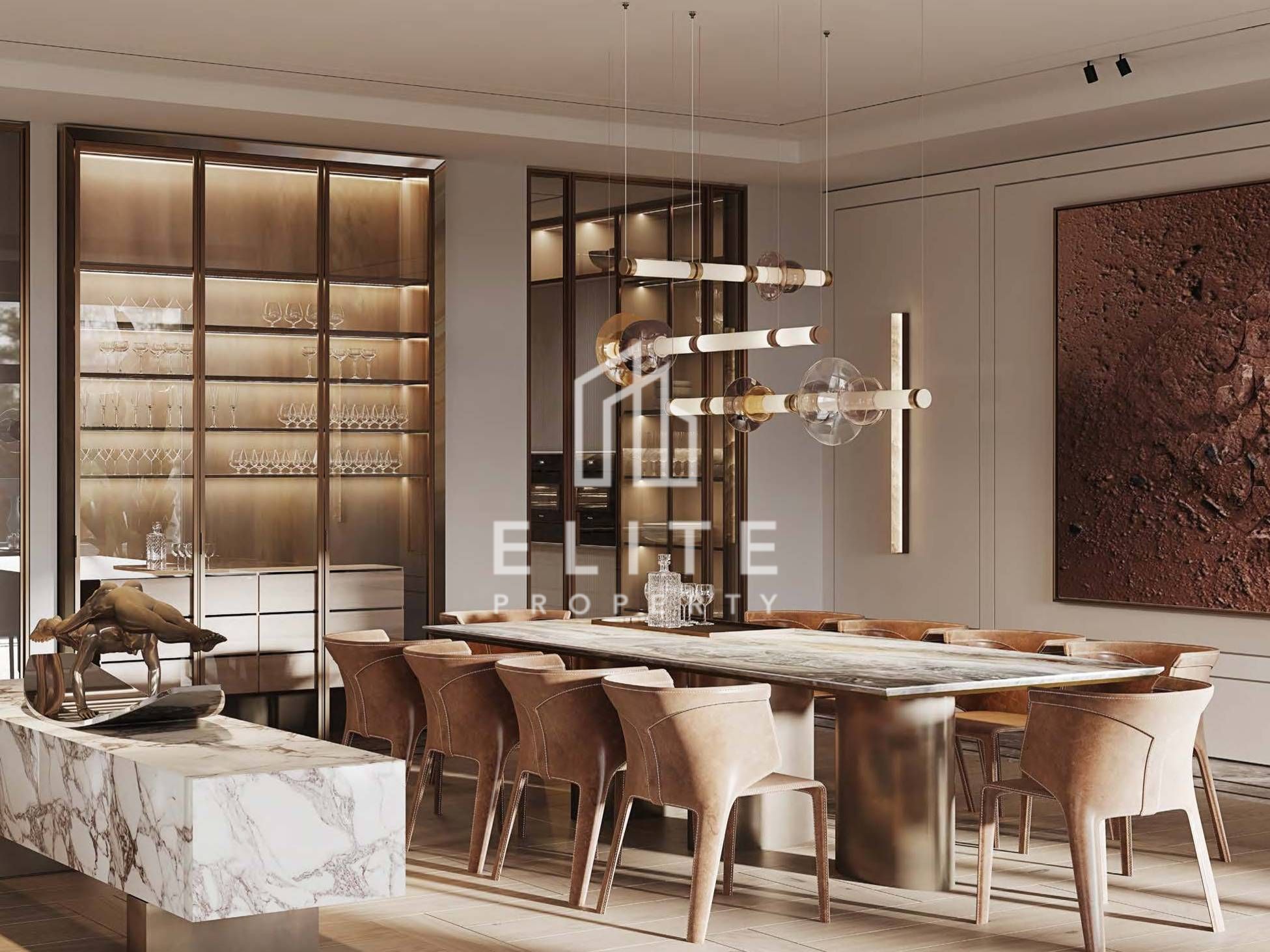 5-Bedroom Penthouse at Raffles The Palm Dubai with Massive Terrace and Private Pool