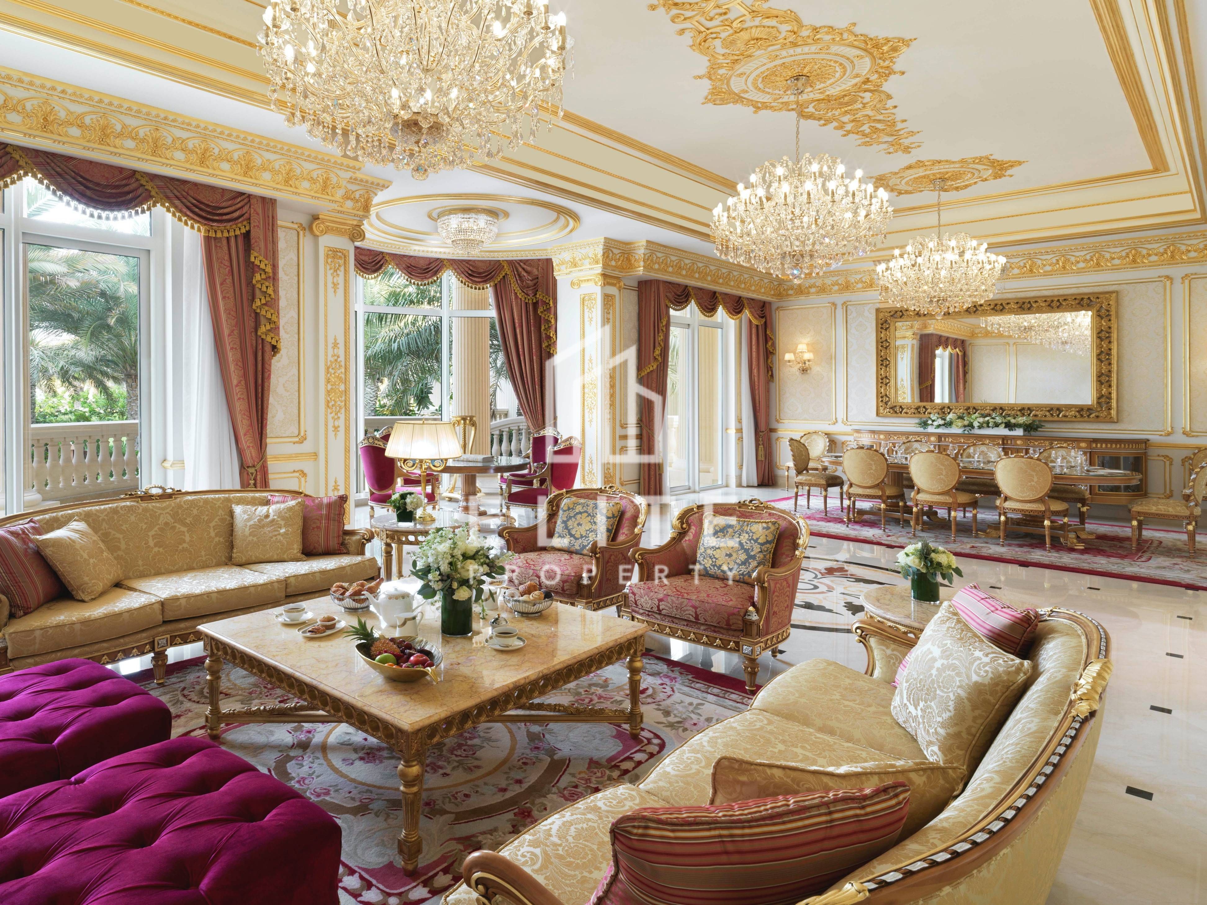 4-Bedroom Villa at Raffles The Palm Dubai with Garden and Direct Beach Access