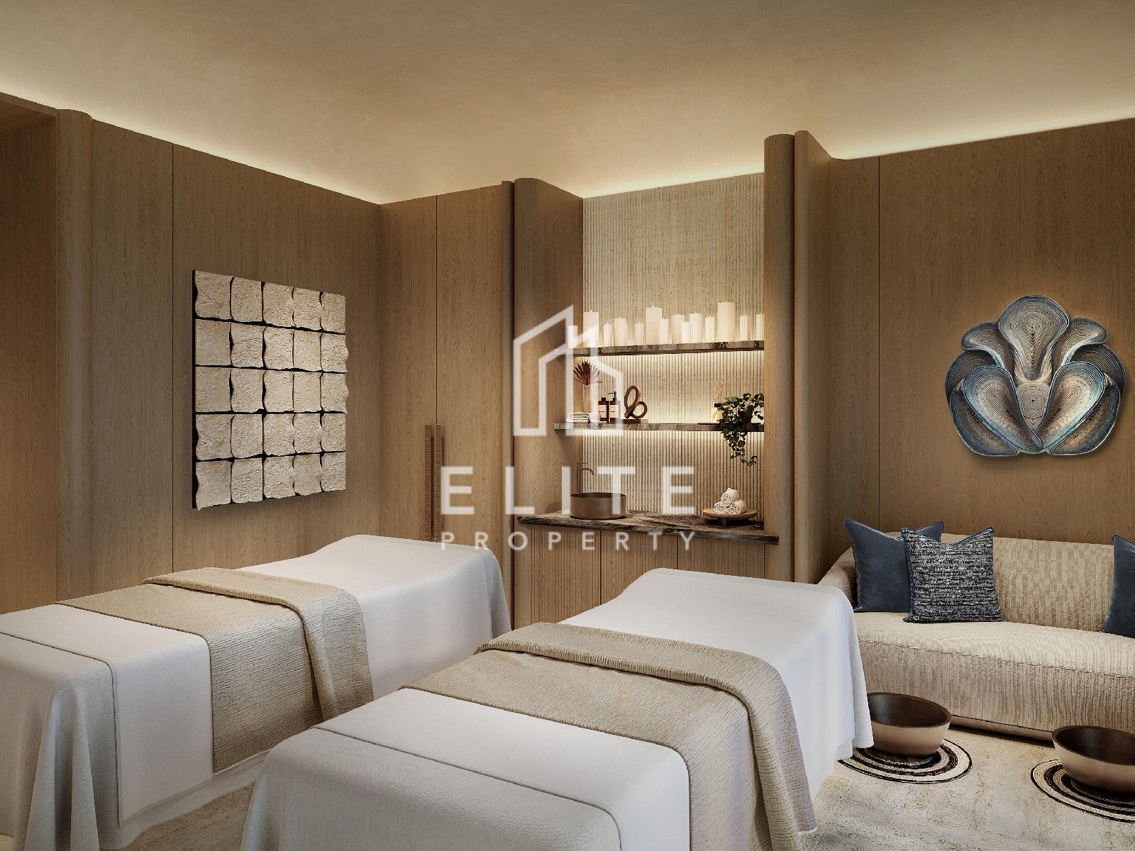 ULTRA LUXURIOUS VILLA IN ABU DHABI AT SAADIYAT BEACH. BRANDED BY FOUR SEASONS.