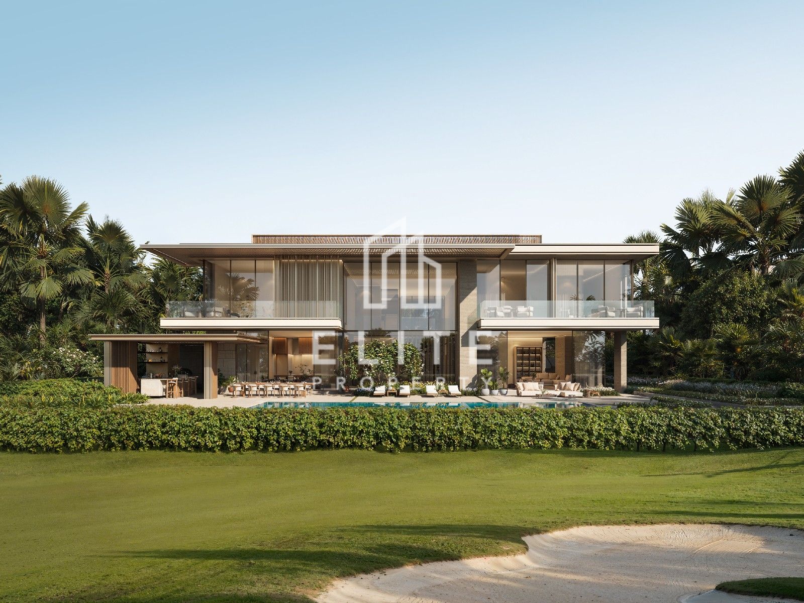 ULTRA LUXURIOUS VILLA IN ABU DHABI AT SAADIYAT BEACH. BRANDED BY FOUR SEASONS.