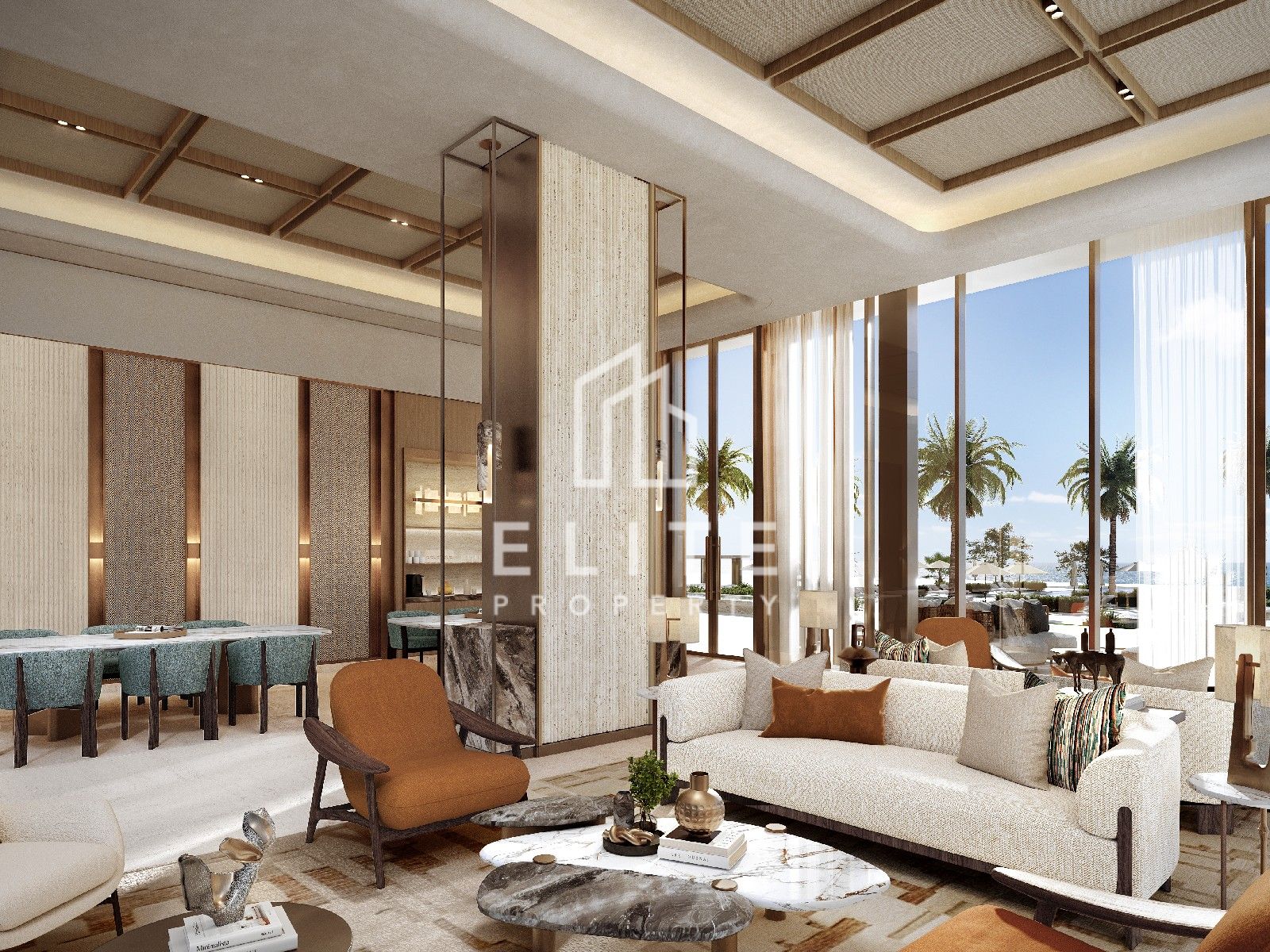 ULTRA LUXURIOUS VILLA IN ABU DHABI AT SAADIYAT BEACH. BRANDED BY FOUR SEASONS.