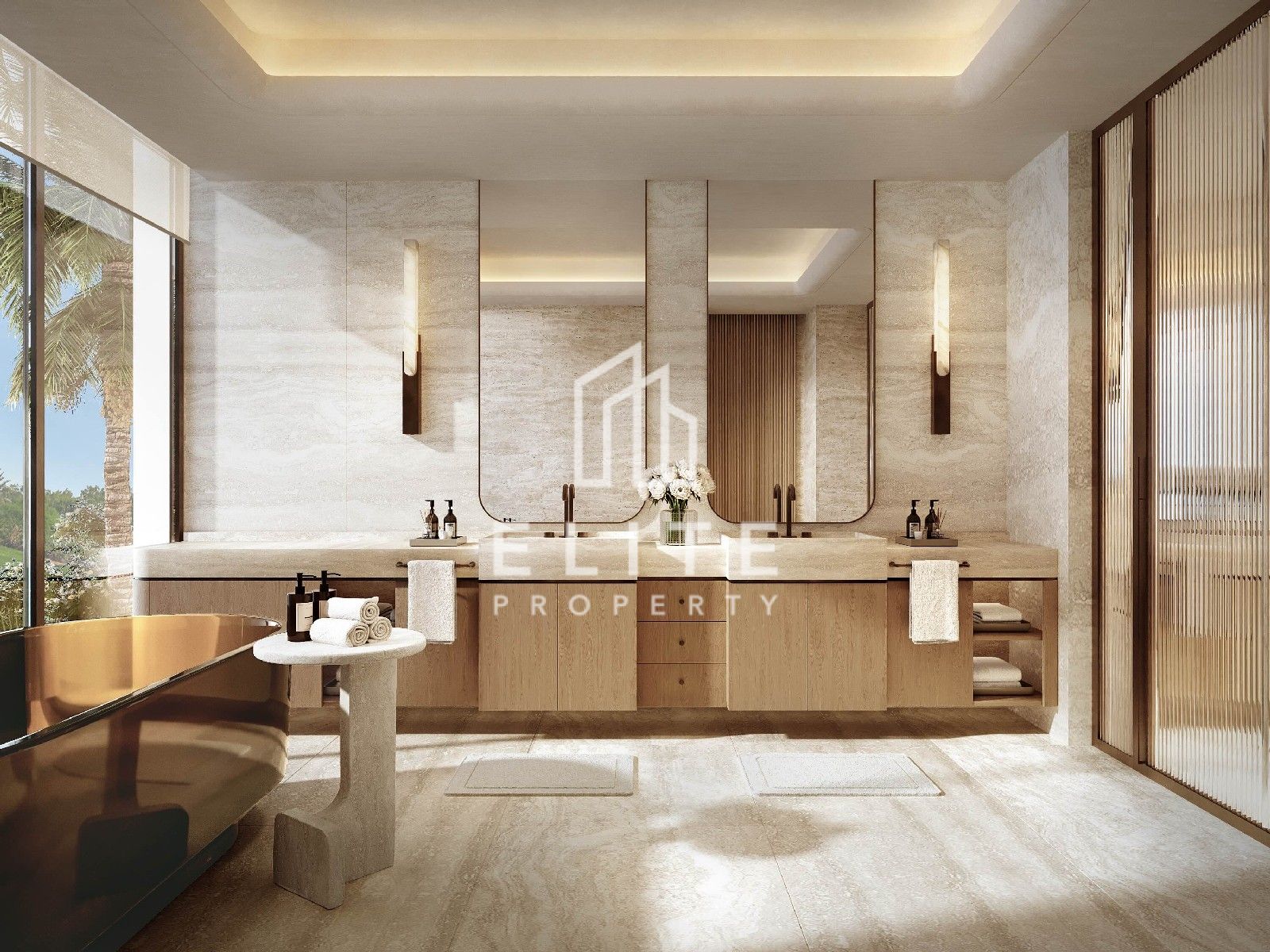 ULTRA LUXURIOUS VILLA IN ABU DHABI AT SAADIYAT BEACH. BRANDED BY FOUR SEASONS.