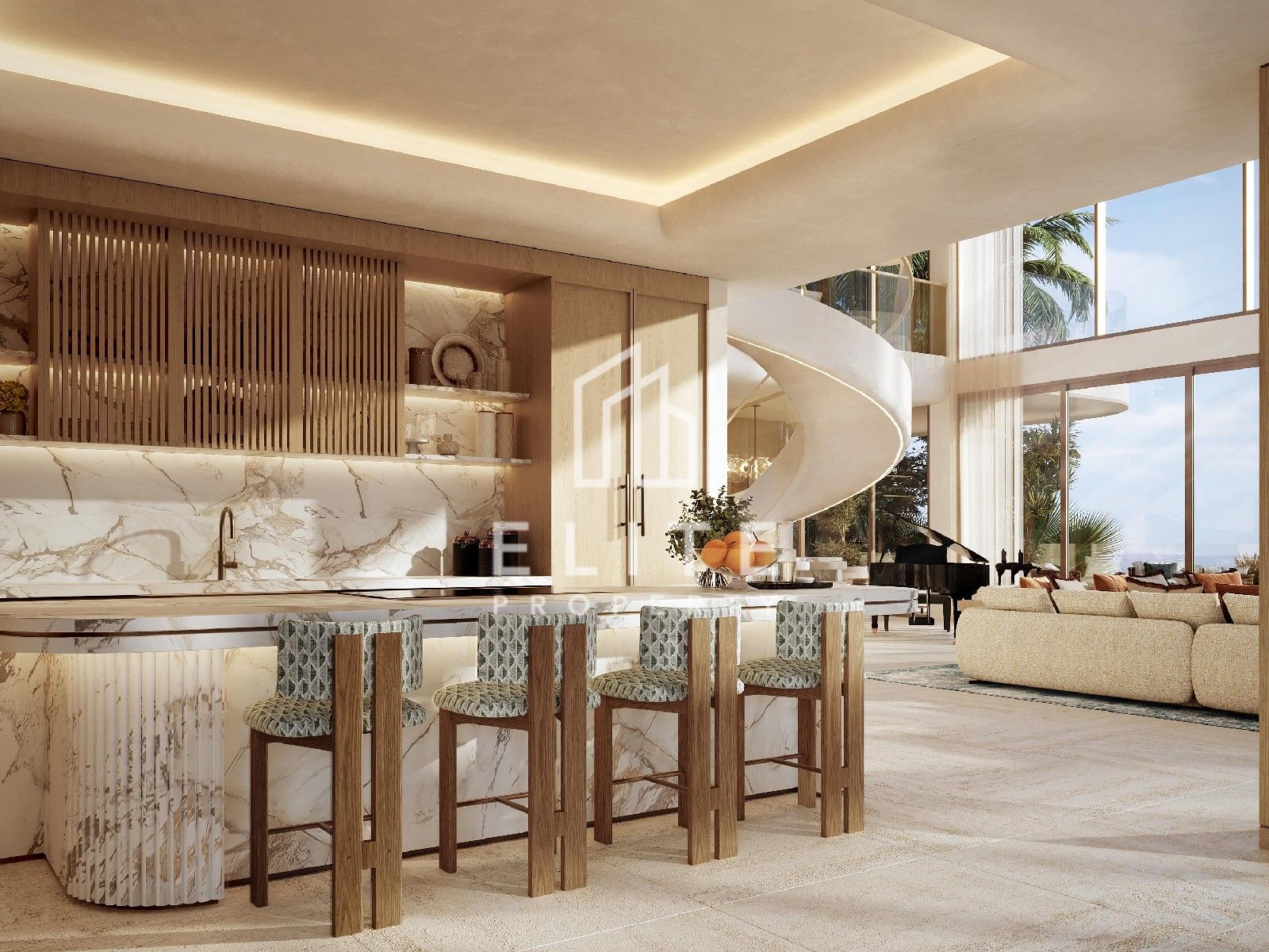 ULTRA LUXURIOUS PENTHOUSE IN ABU DHABI AT SAADIYAT BEACH. BRANDED BY FOUR SEASONS.
