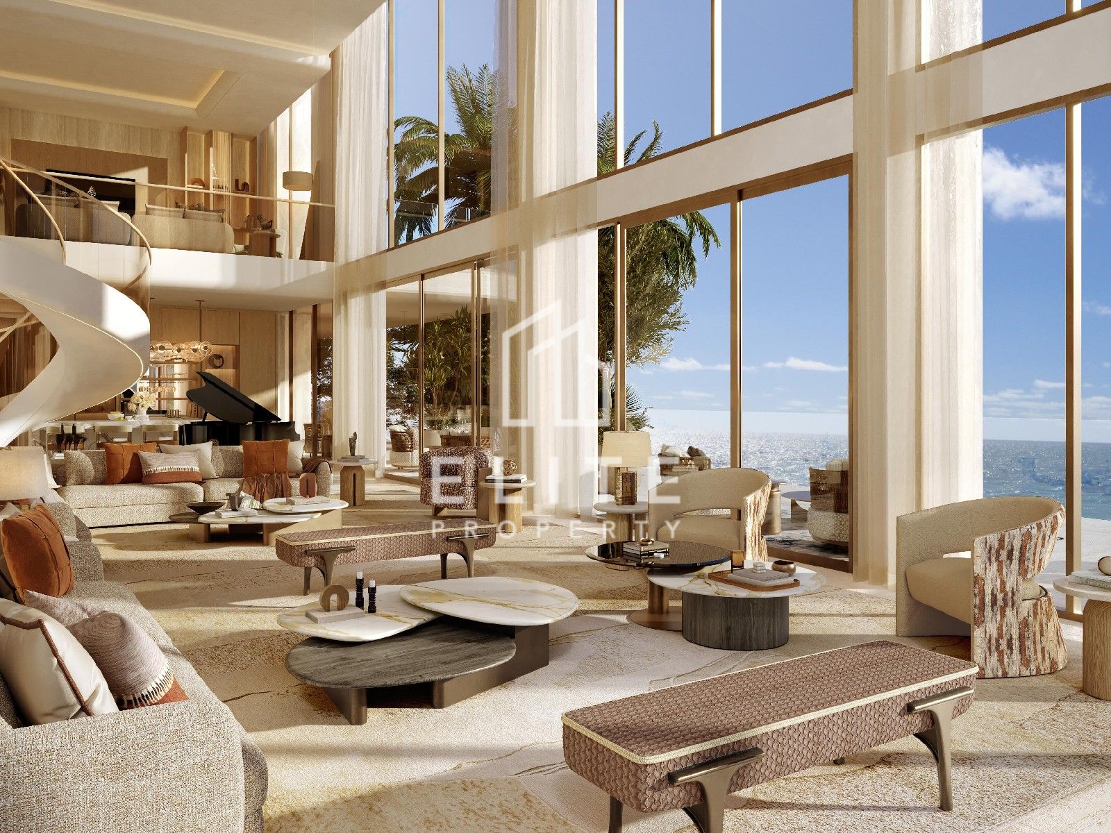 ULTRA LUXURIOUS PENTHOUSE IN ABU DHABI AT SAADIYAT BEACH. BRANDED BY FOUR SEASONS.