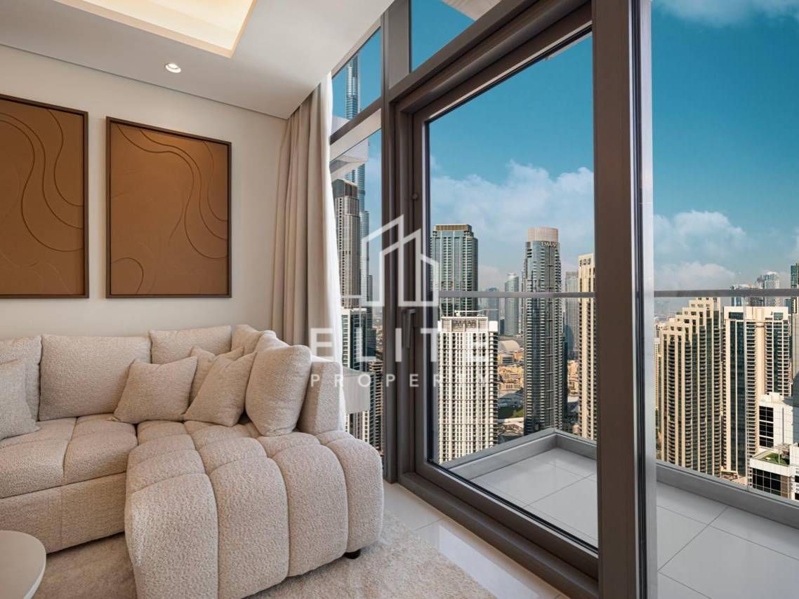 High Floor 2BHK | Infinity Pool and Burj Views
