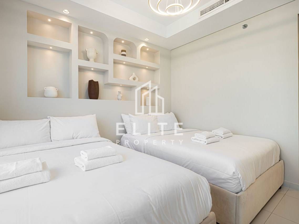 High Floor 2BHK | Infinity Pool and Burj Views