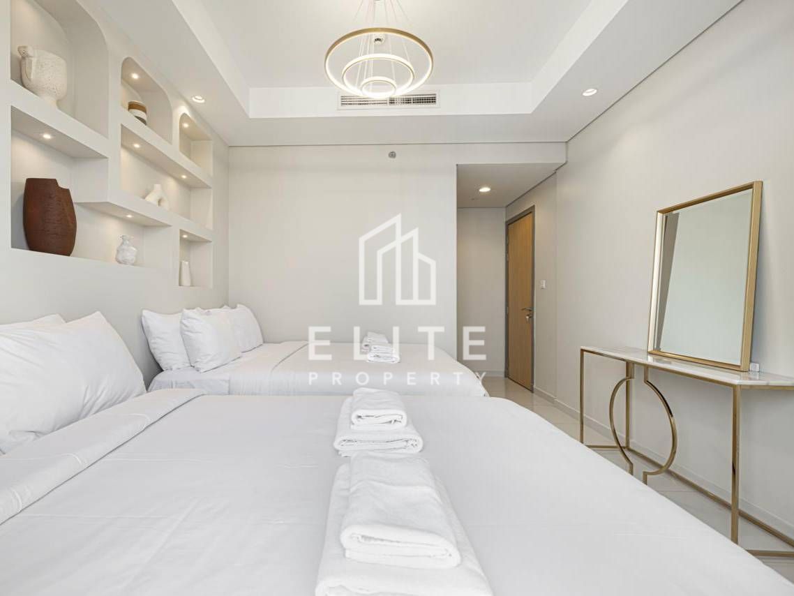High Floor 2BHK | Infinity Pool and Burj Views
