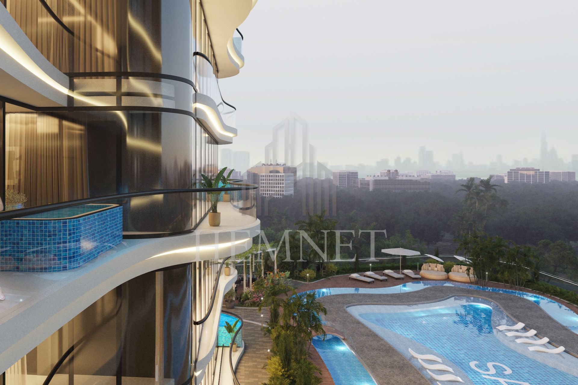 High Floor | Private Pool | At OP | Semi-Furnished - Image 3