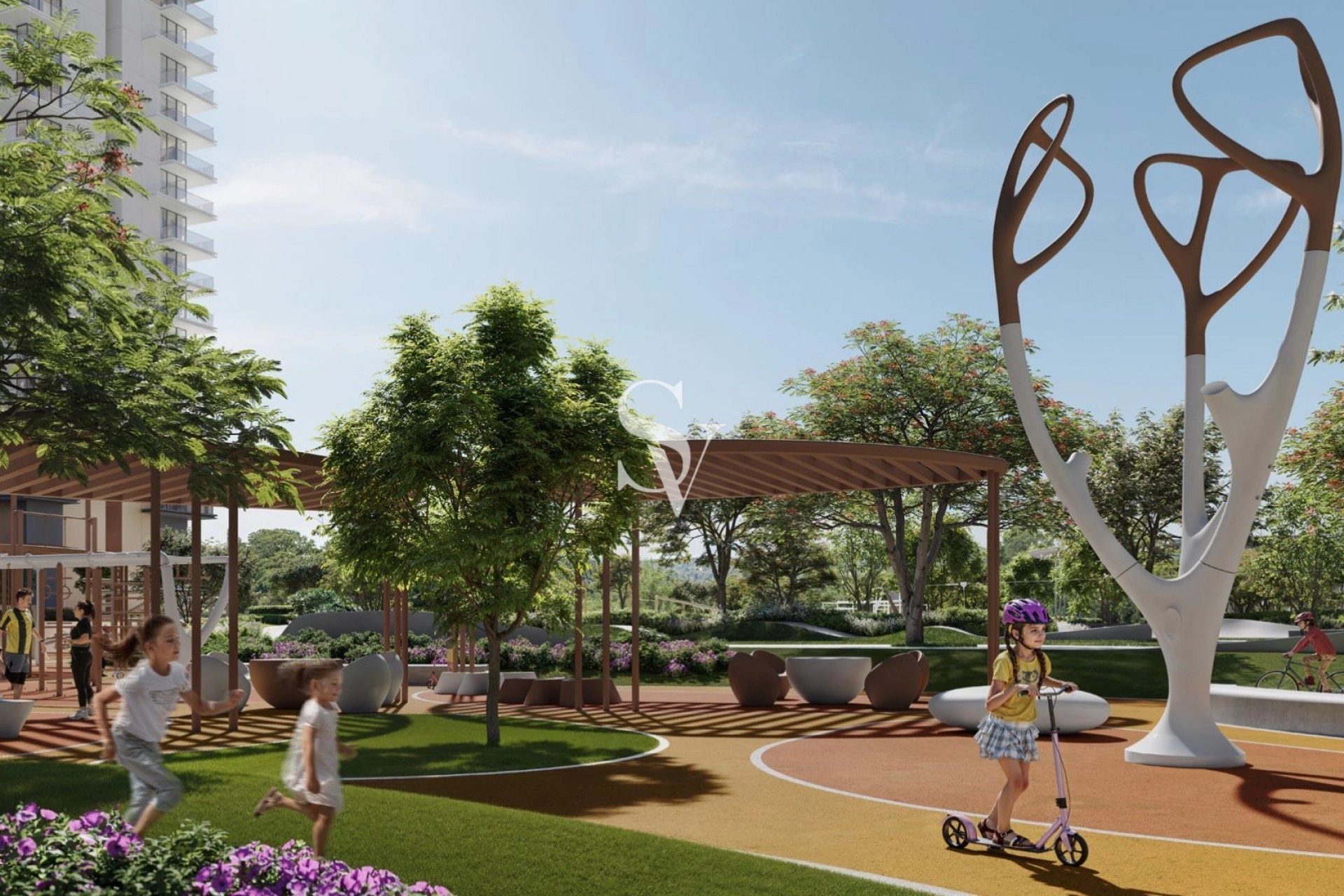 CORNER UNIT-FACING PARKSIDE/ POOL- BIGGEST LAYOUT