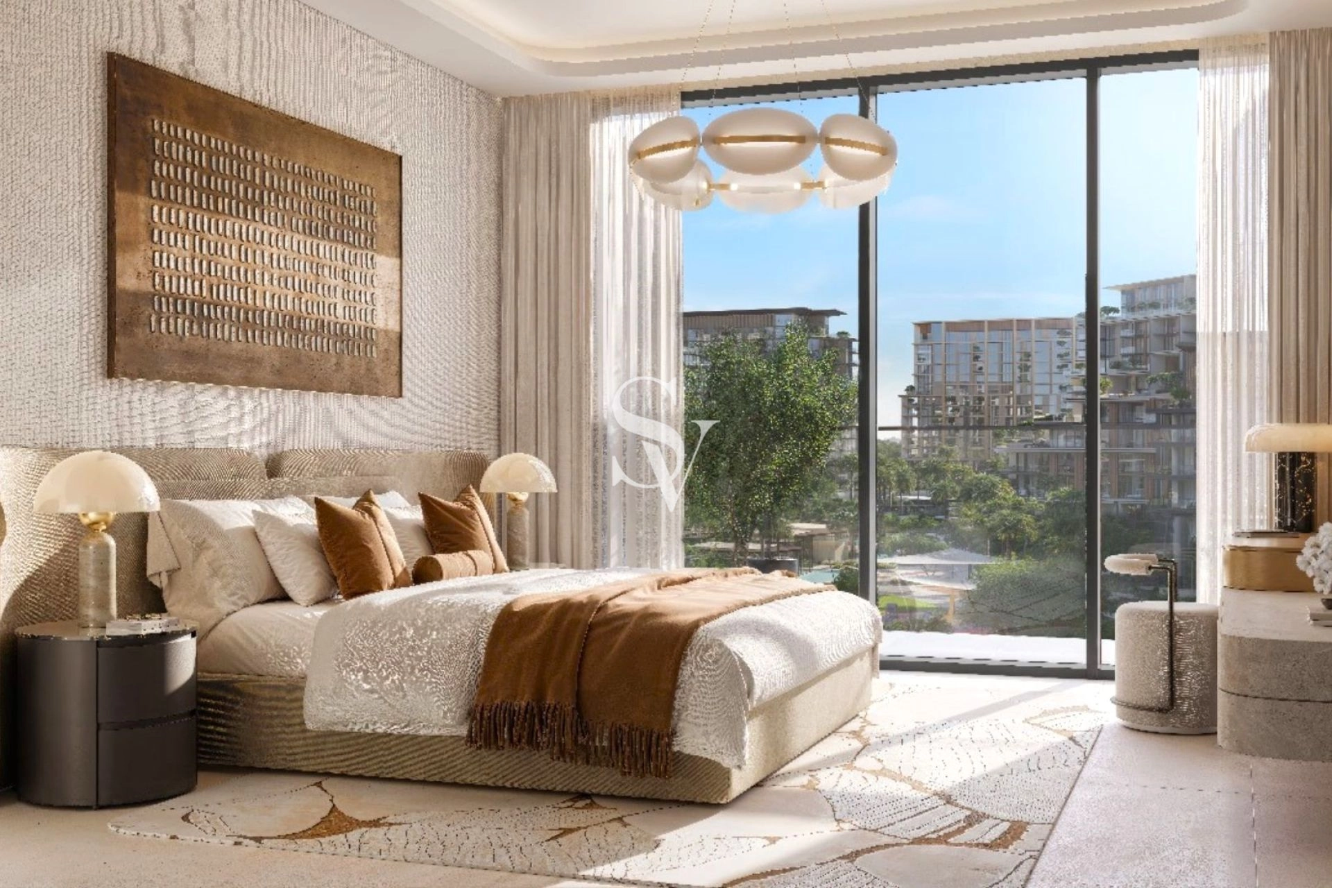 Direct Lagoon and Beach| Luxury 1BR | Urban Living