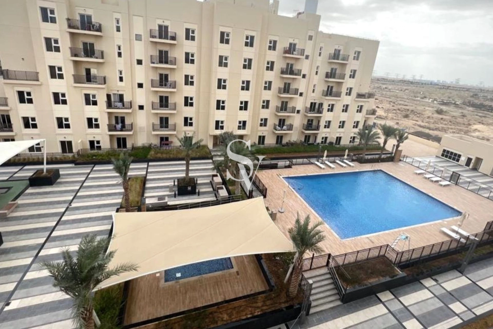 Pool View |Bright 1BR with Balcony | Ready to Move