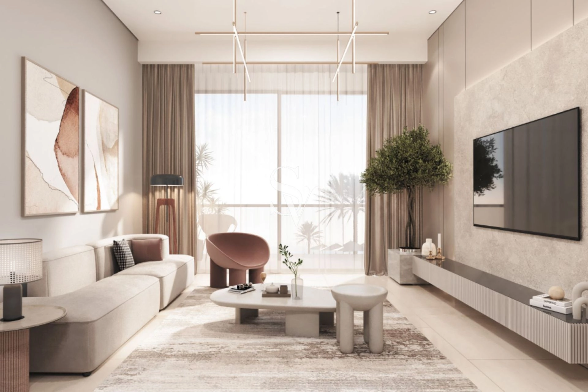 Study | Furnished | Garden View | High Floor