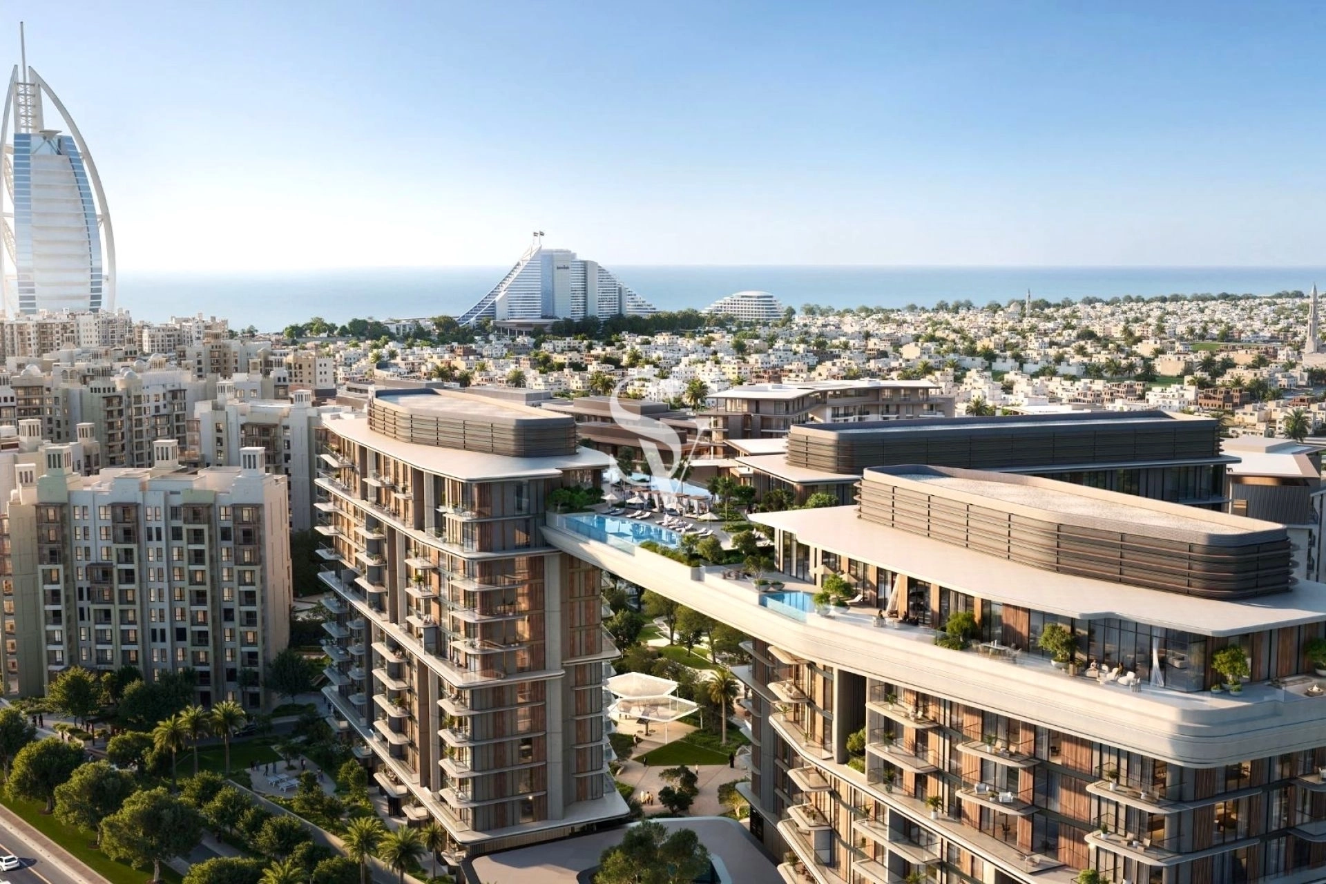 Burj Al Arab View | Most Luxurious 1 BR | Freehold