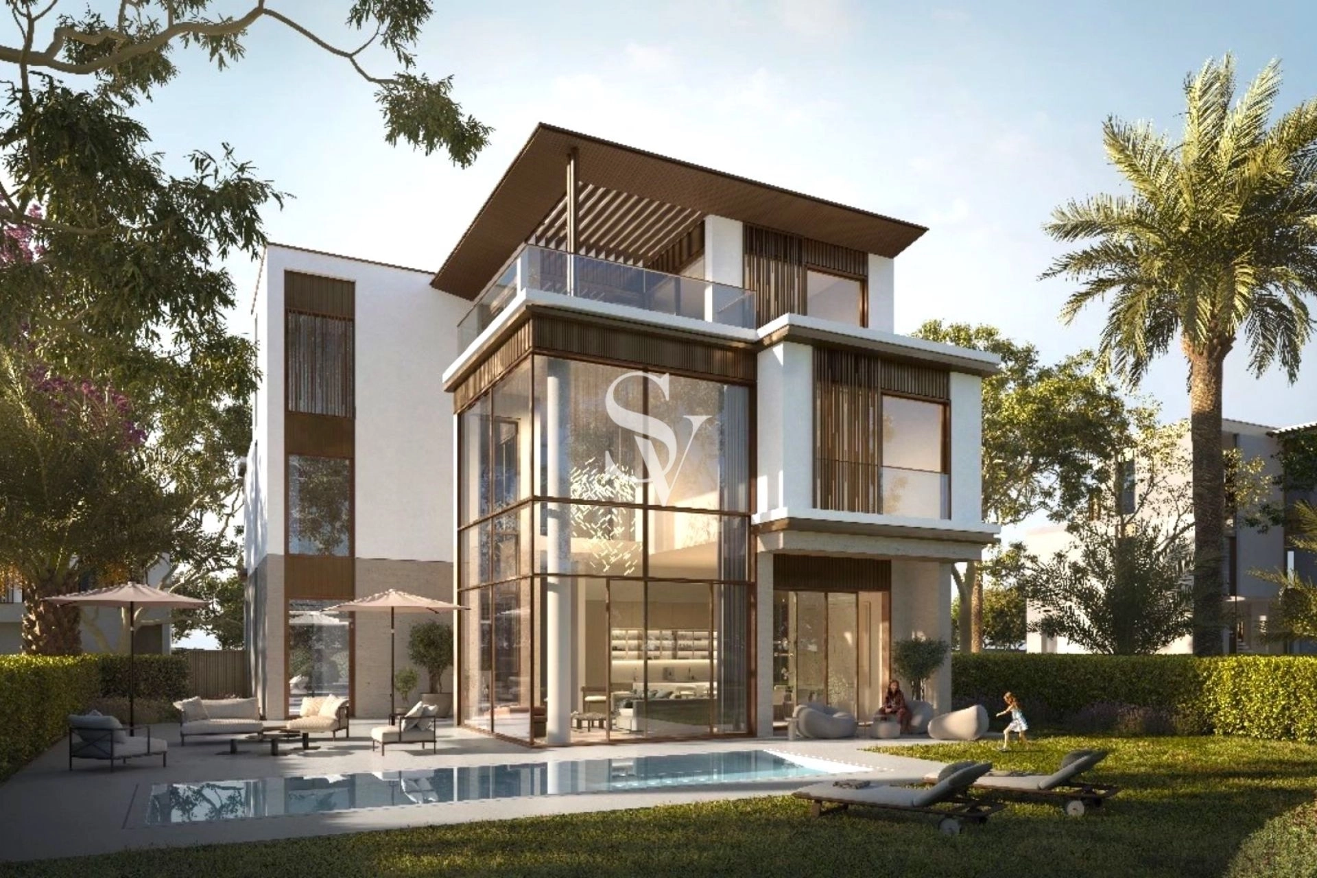 Luxury 4BR Villa  | Next to Downtown | On the Park