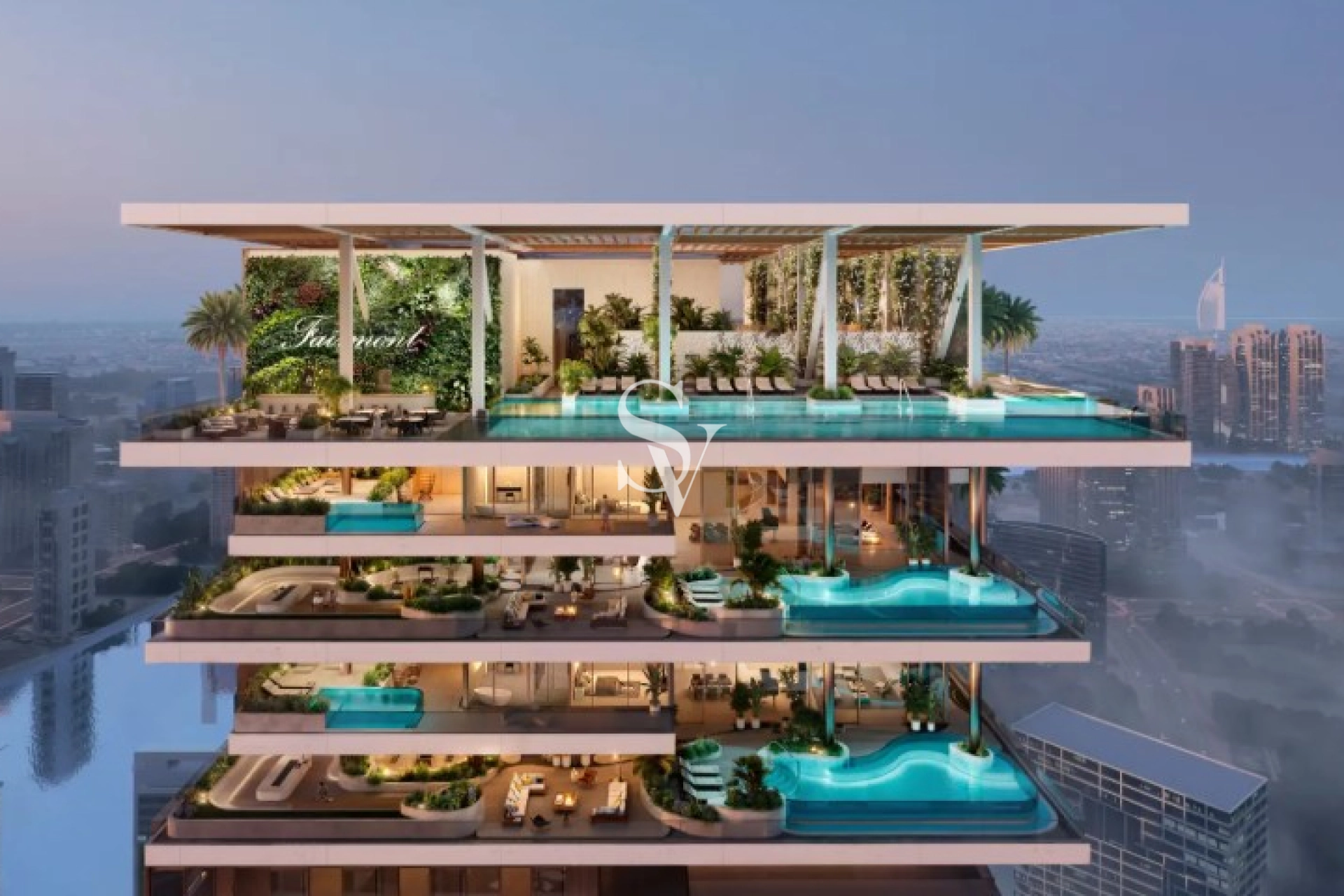 MASTERPIECE SKY PALACE / PRIVATE ELEVATOR /2 POOLS