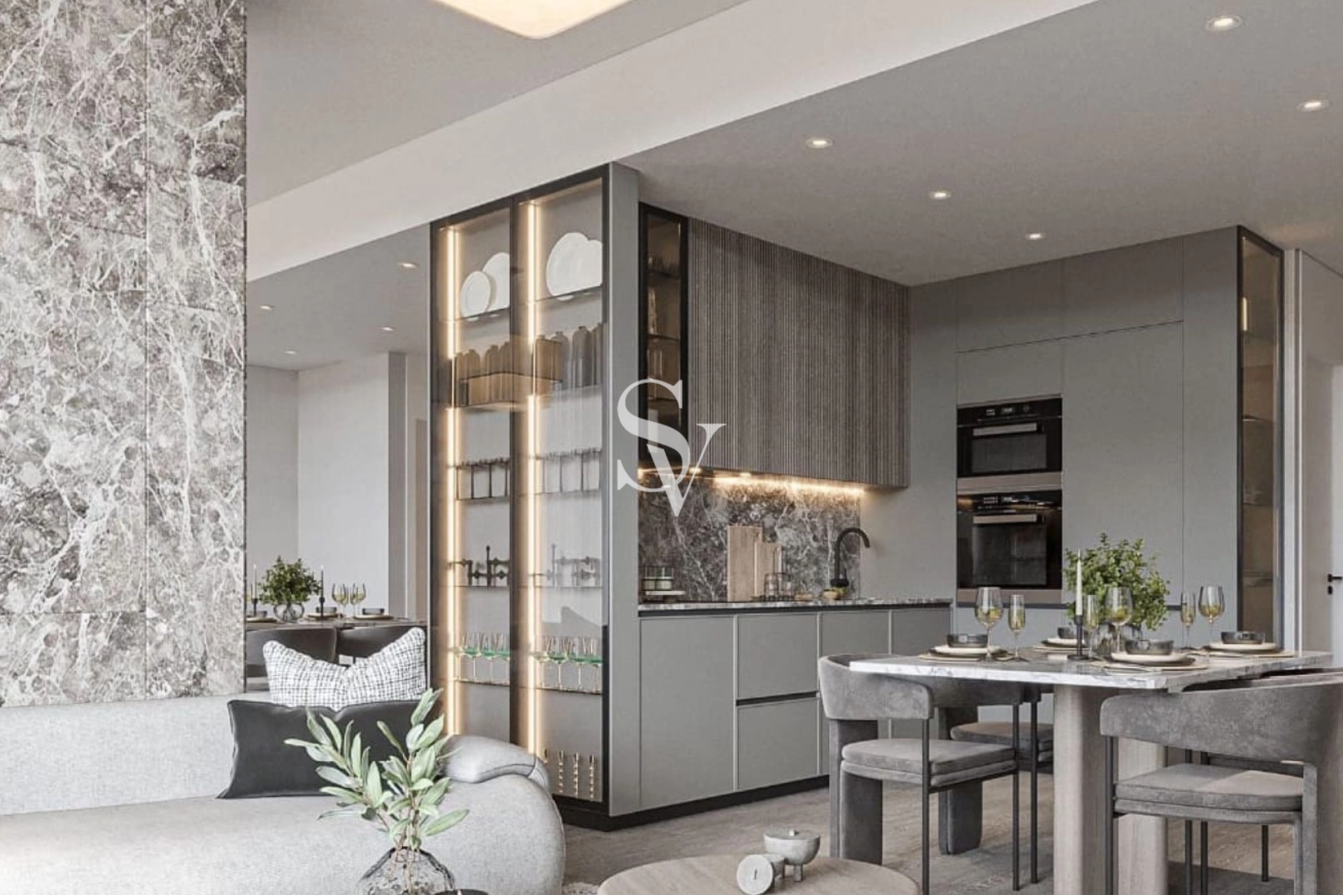 1 Bed+Luxury Office/Prime Location/Canal View