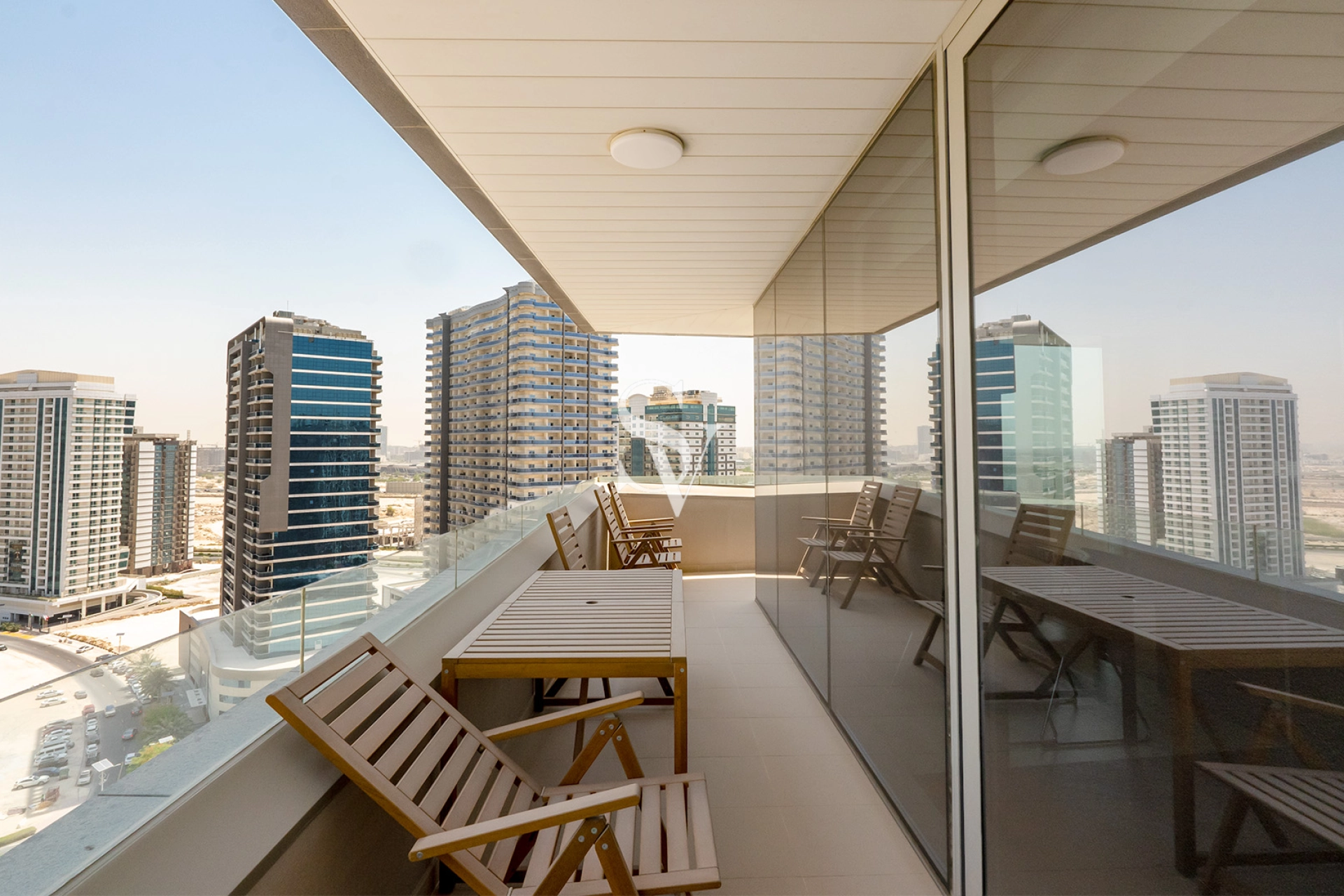 Furnished |Water View |Spacious | L-Shaped Balcony