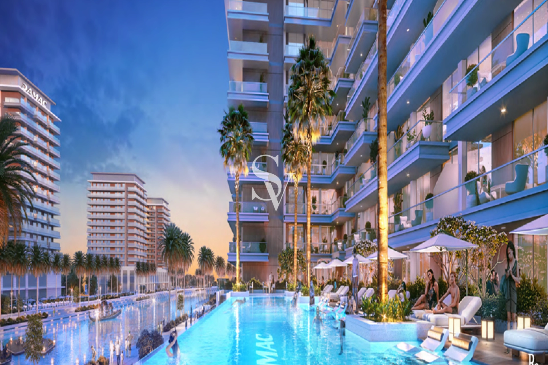 Pay 2390 Aed monthly | 2 Washroom | River Facing