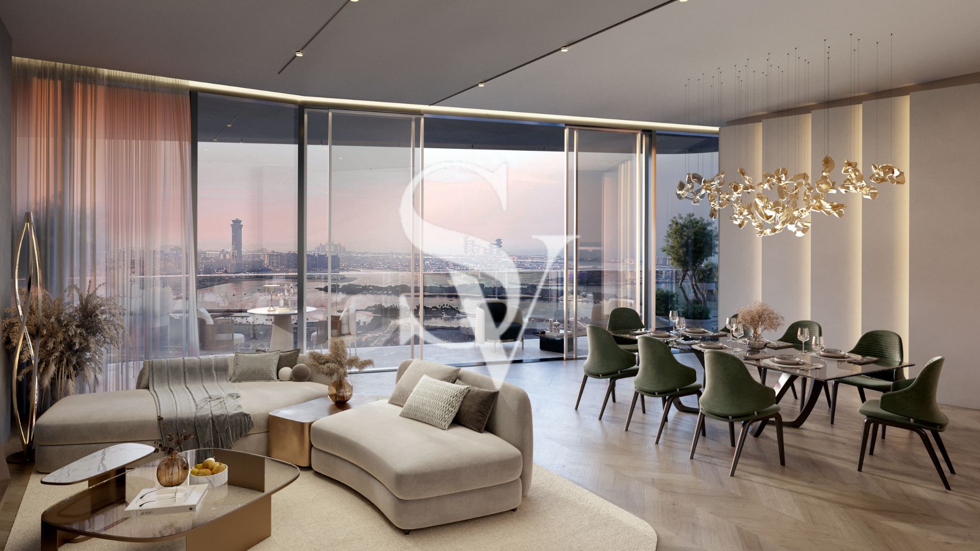 BURJ KHALIFA AND BURJ AL ARAB VIEW | HIGH FLOOR