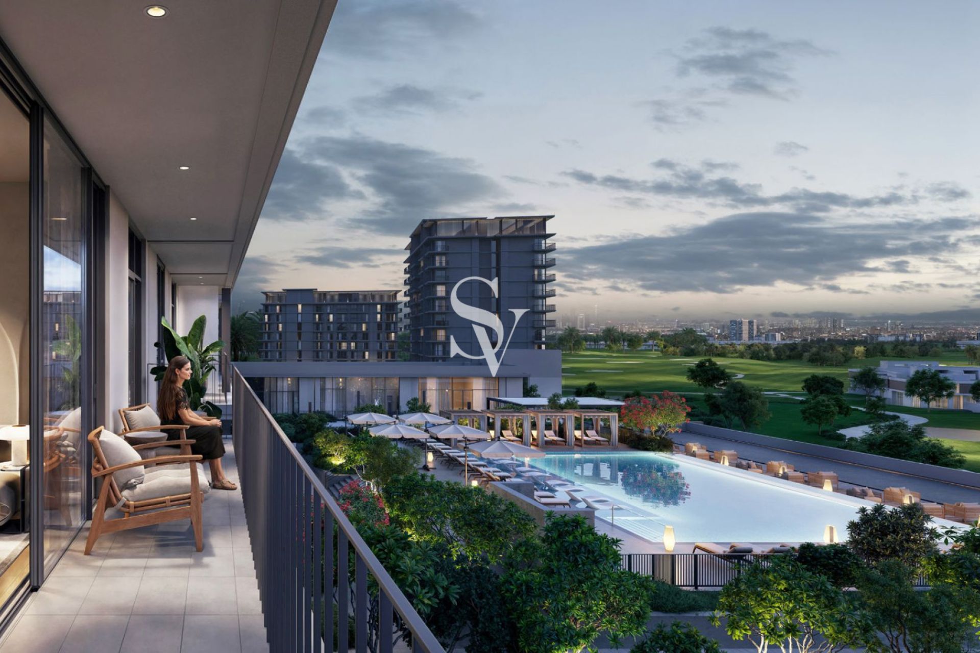 Mid Floor | Full Open View | On The Golf Course