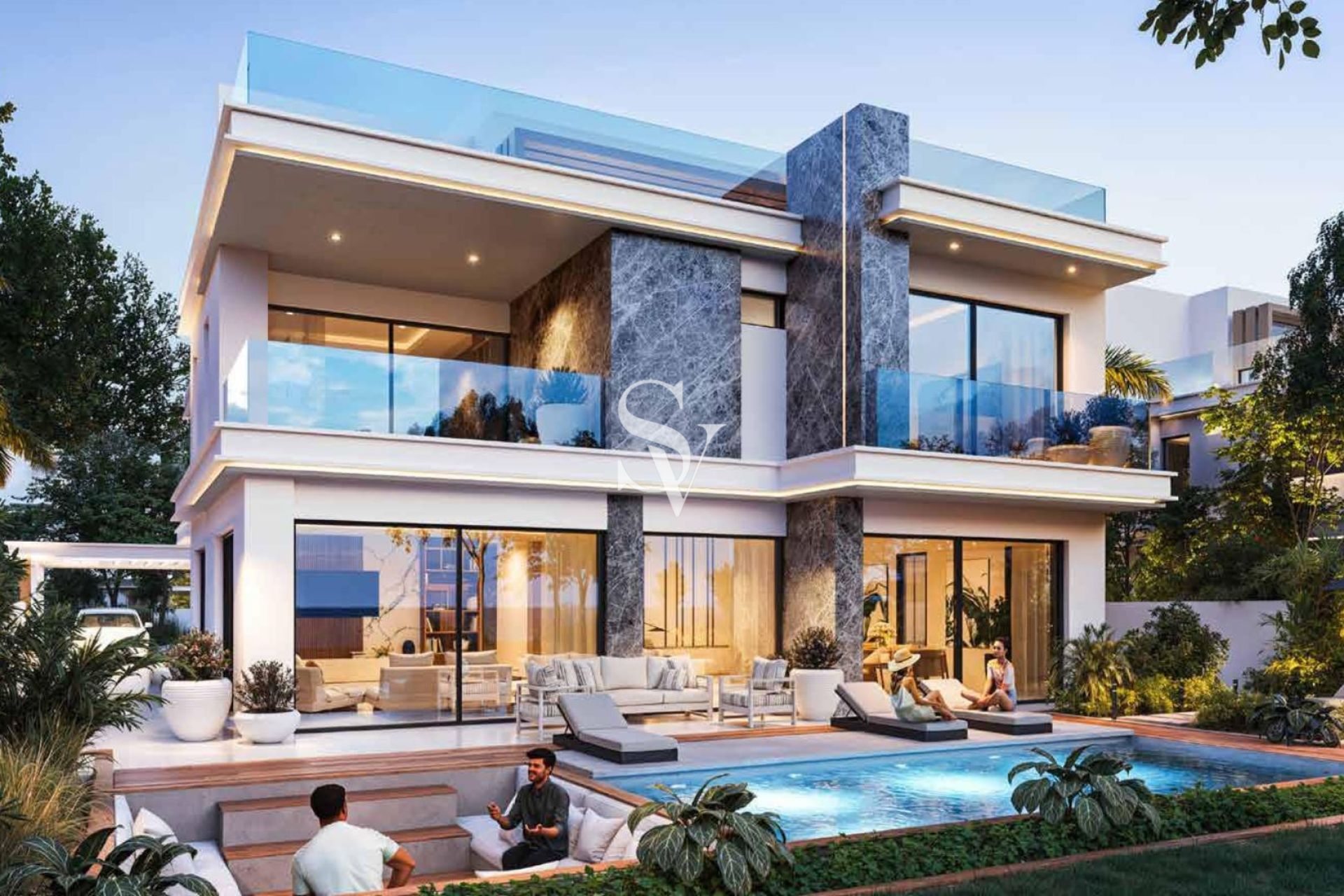 Spacious 4 Bedroom Villa | Lagoon Views