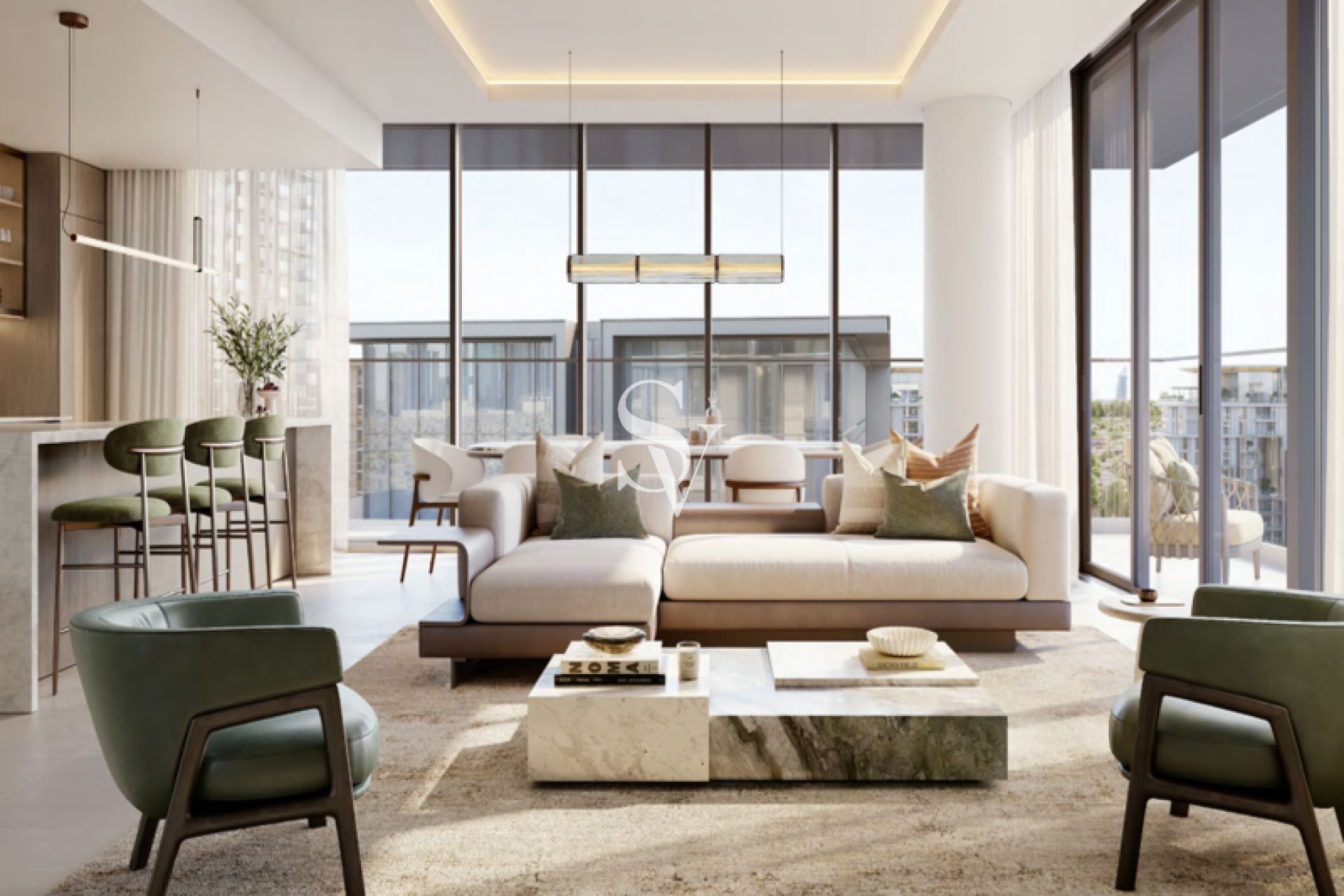 Huge Private Party Lounge Facing Lagoon |TOP Floor