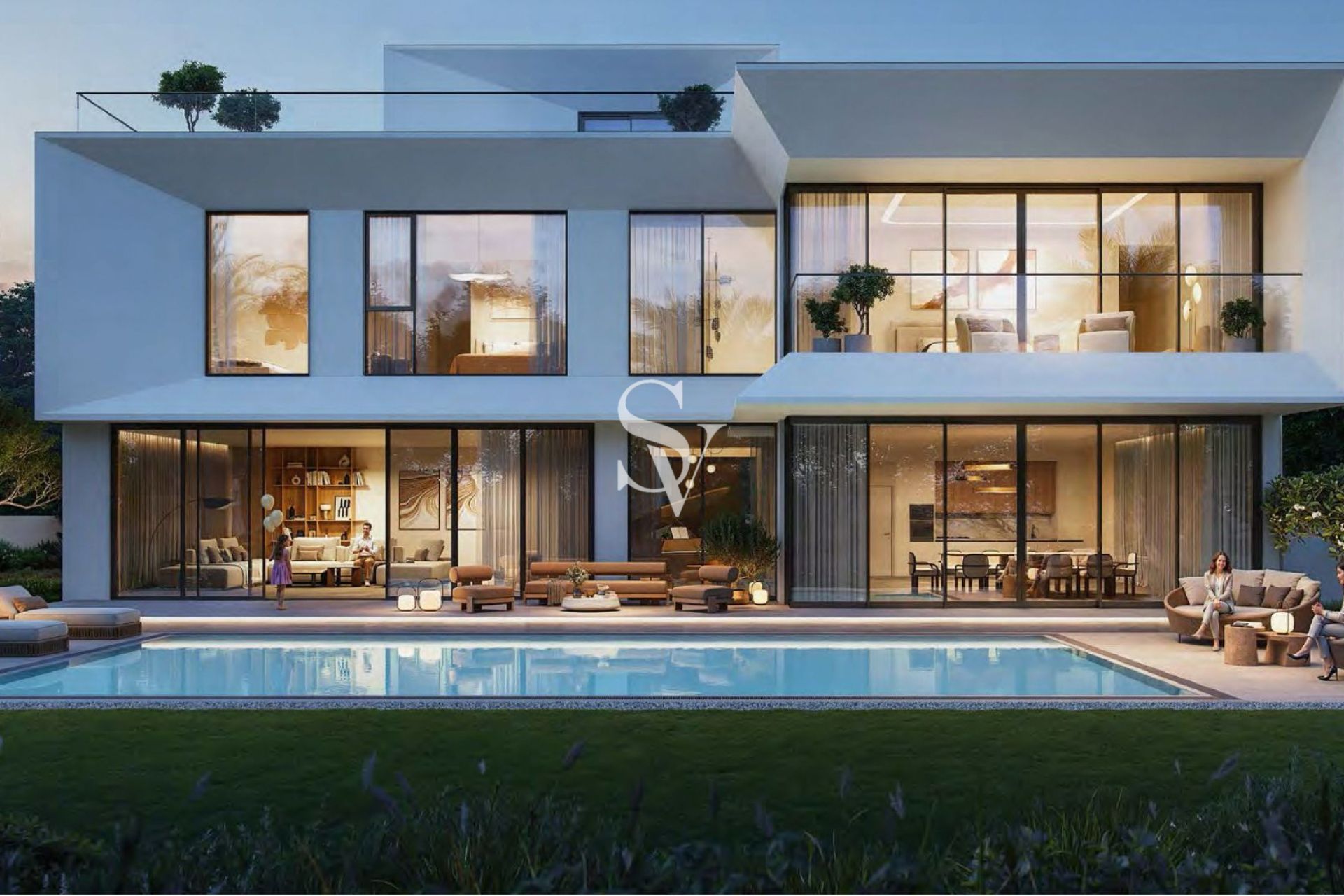 Ultra-exclusive lagoon community|4BR+M|Large Plot