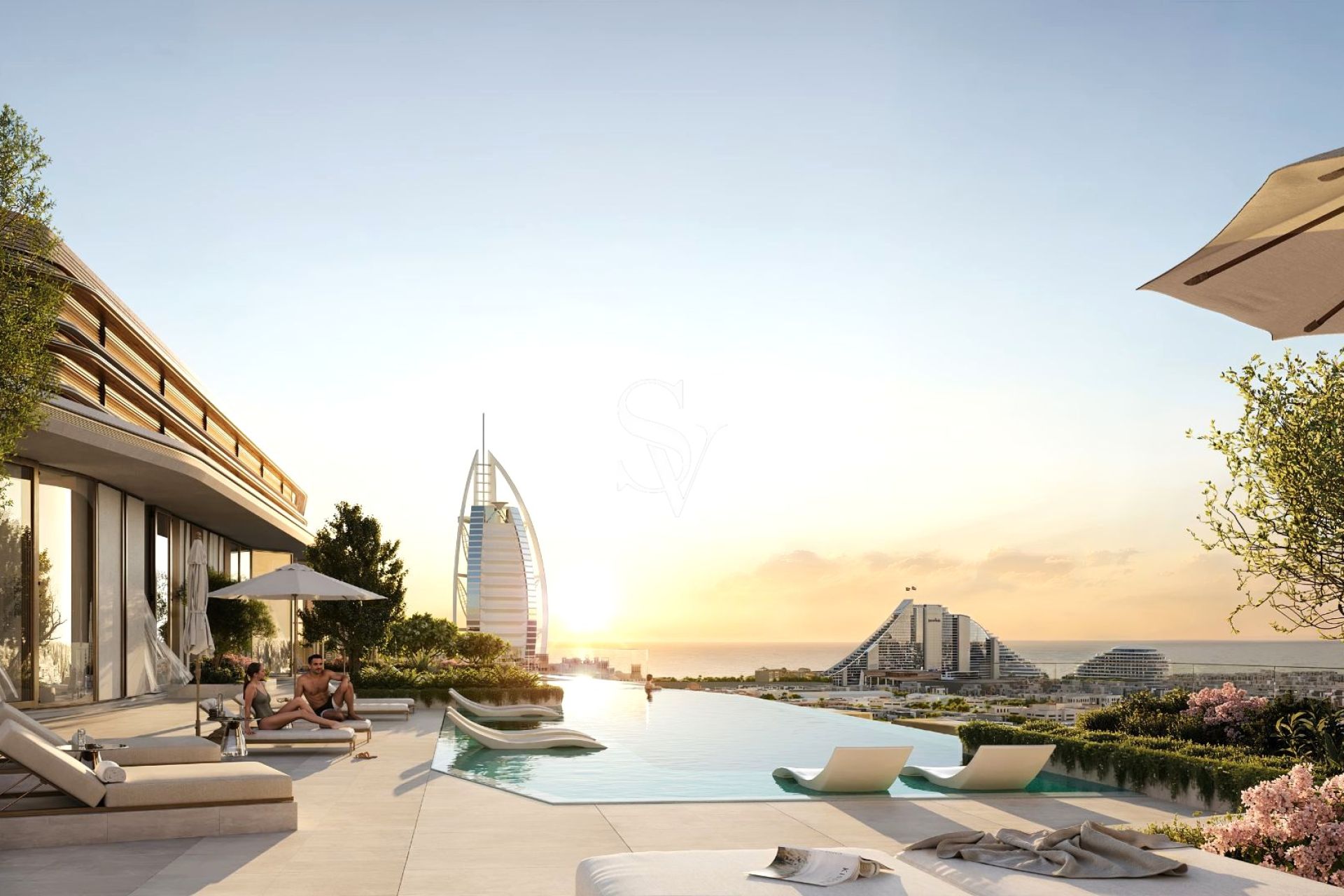 Sky Infinity Pool | Next to Burj Al Arab| Freehold