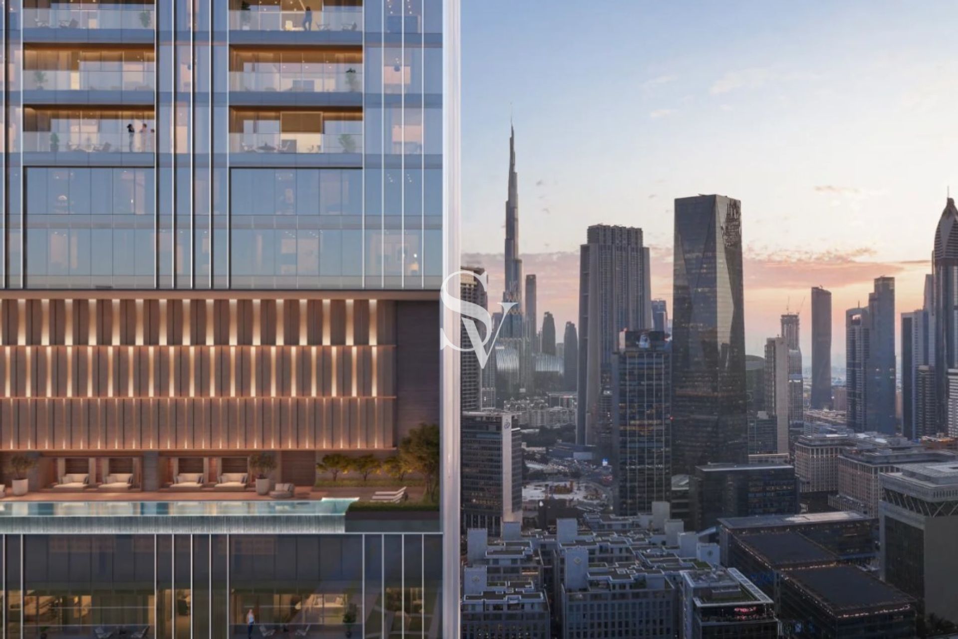 ONE OF A KIND - HEART OF DIFC - BURJ +ZABEEL VIEW