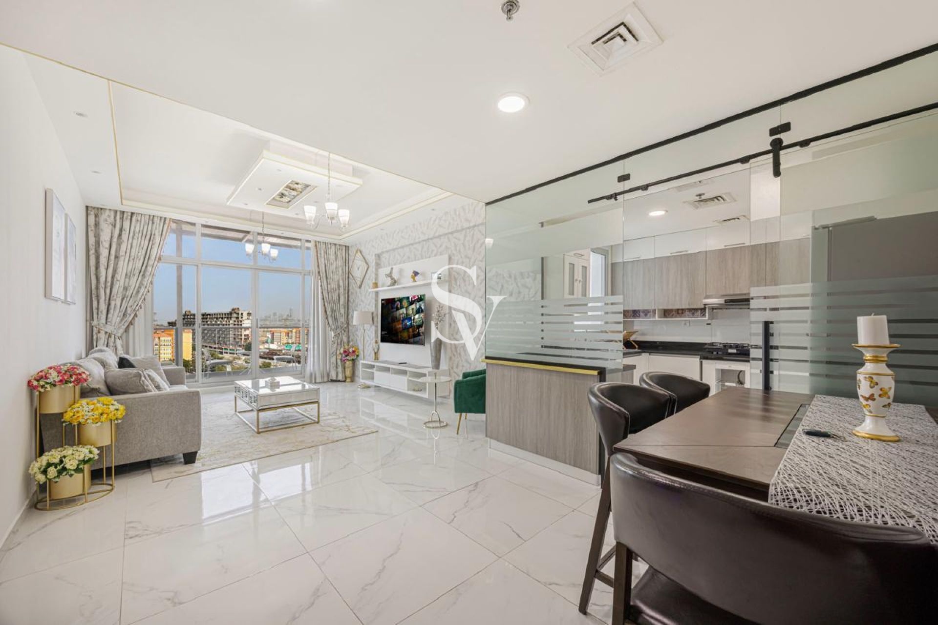 Skyline View | Furnished 2BR+Maid | High Floor