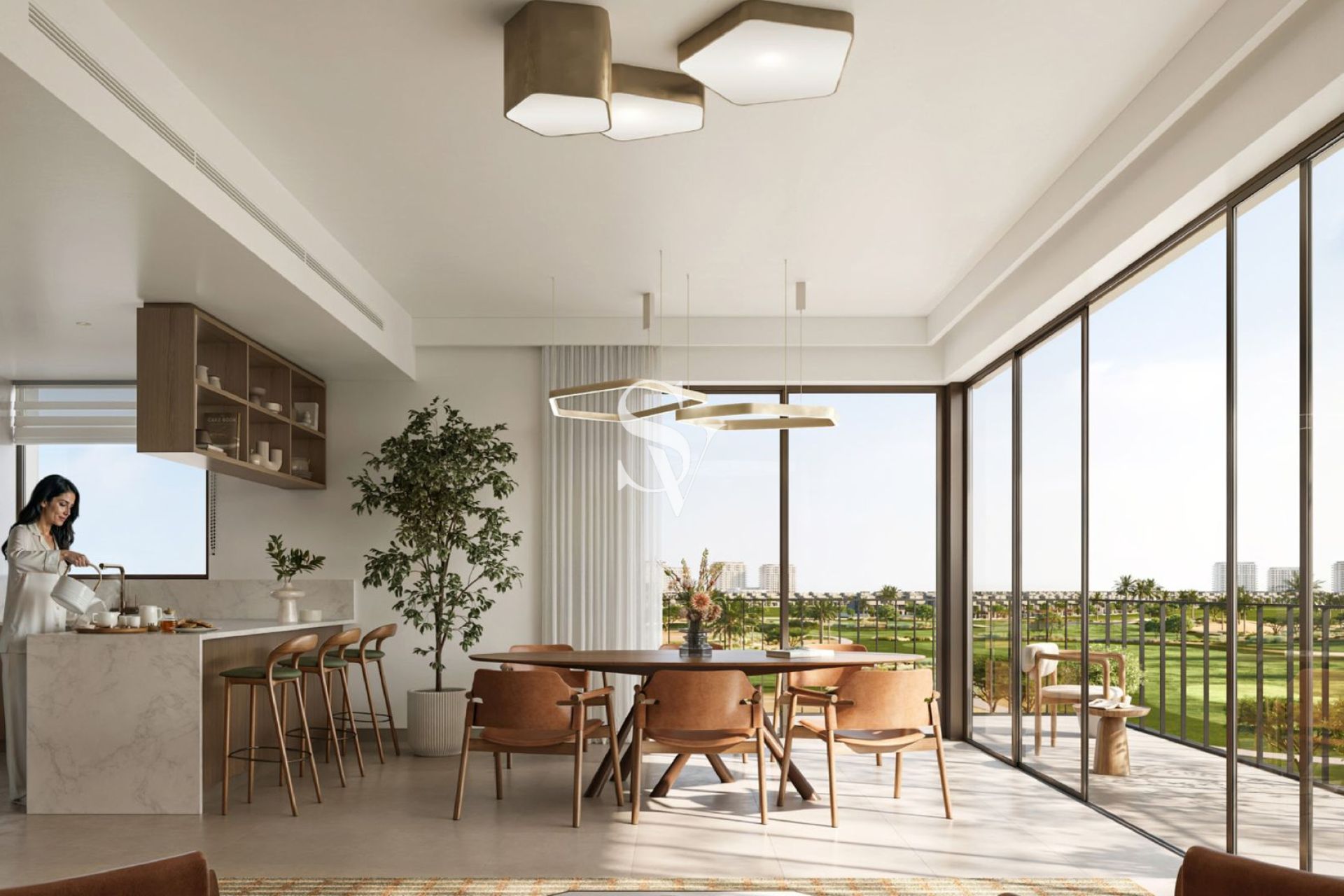 Luxury 2BR | High floor | Golf Course View