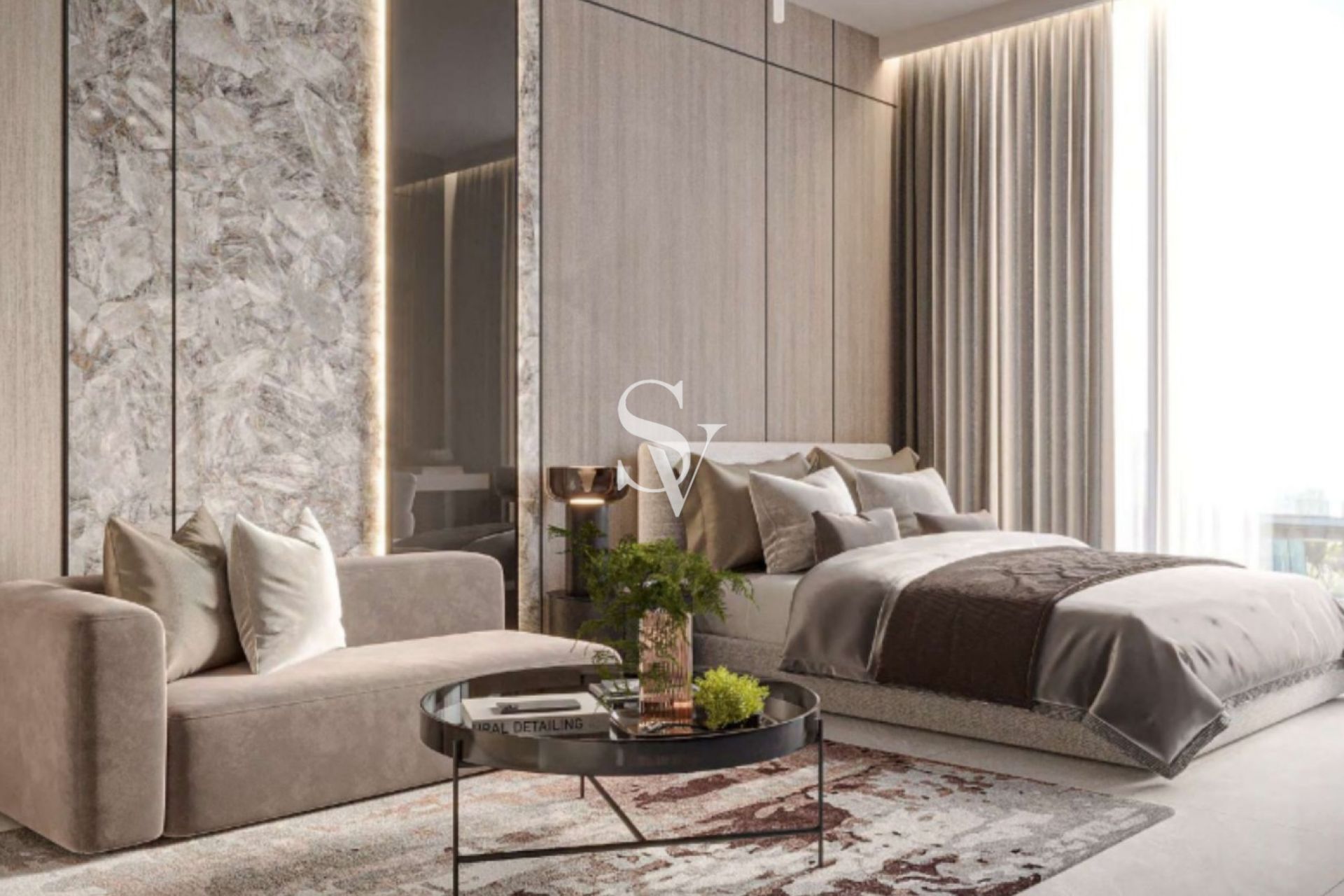 Fully Furnished Studio| High Floor | Next to Metro