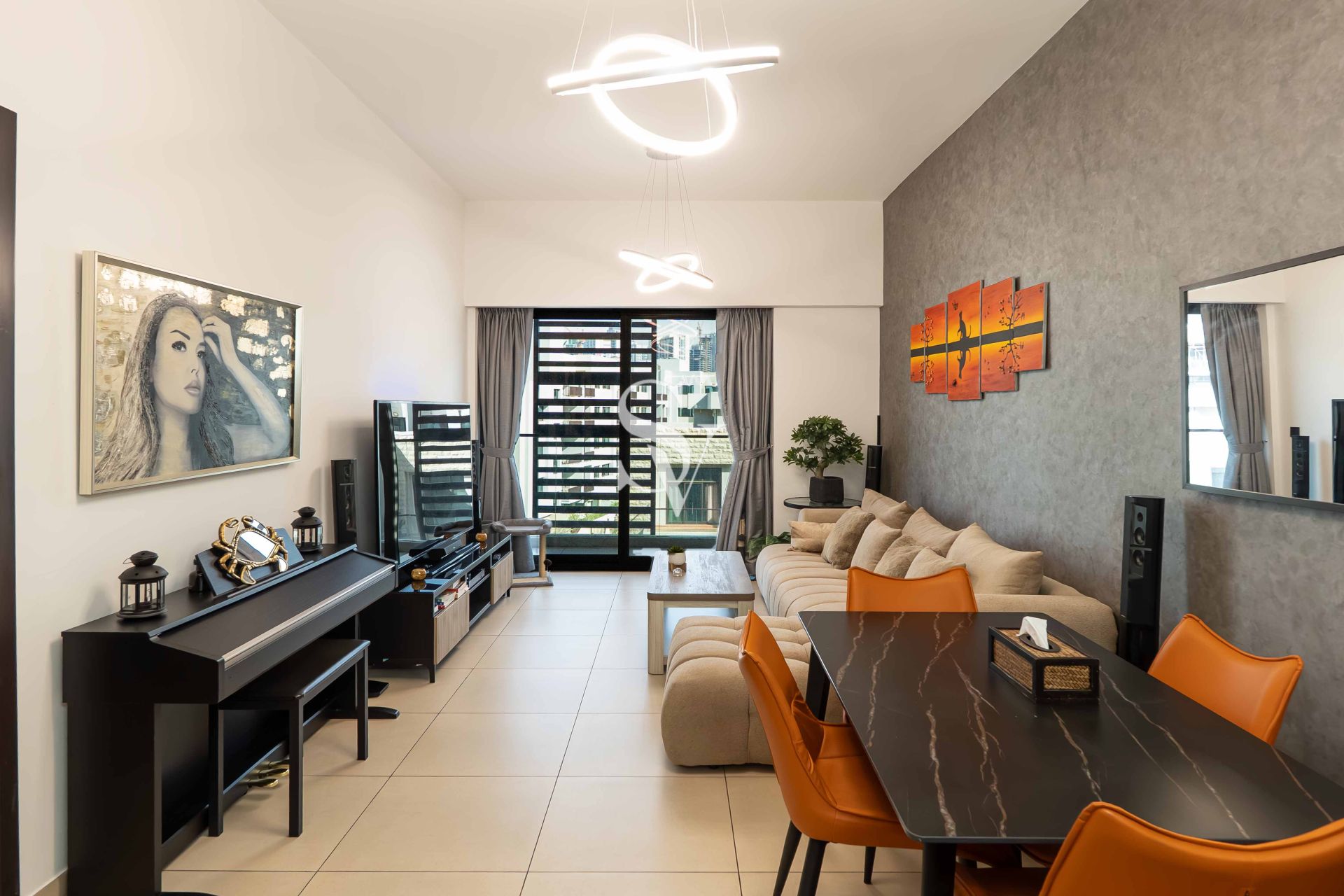 Furnished |Villa View |Vacant |Study |Chiller Free