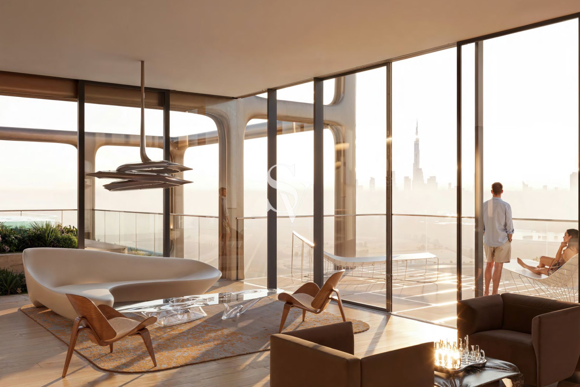 40:60DLD WAIVER|TOP FLOOR SKYLINE WATER VIEW |ROI%