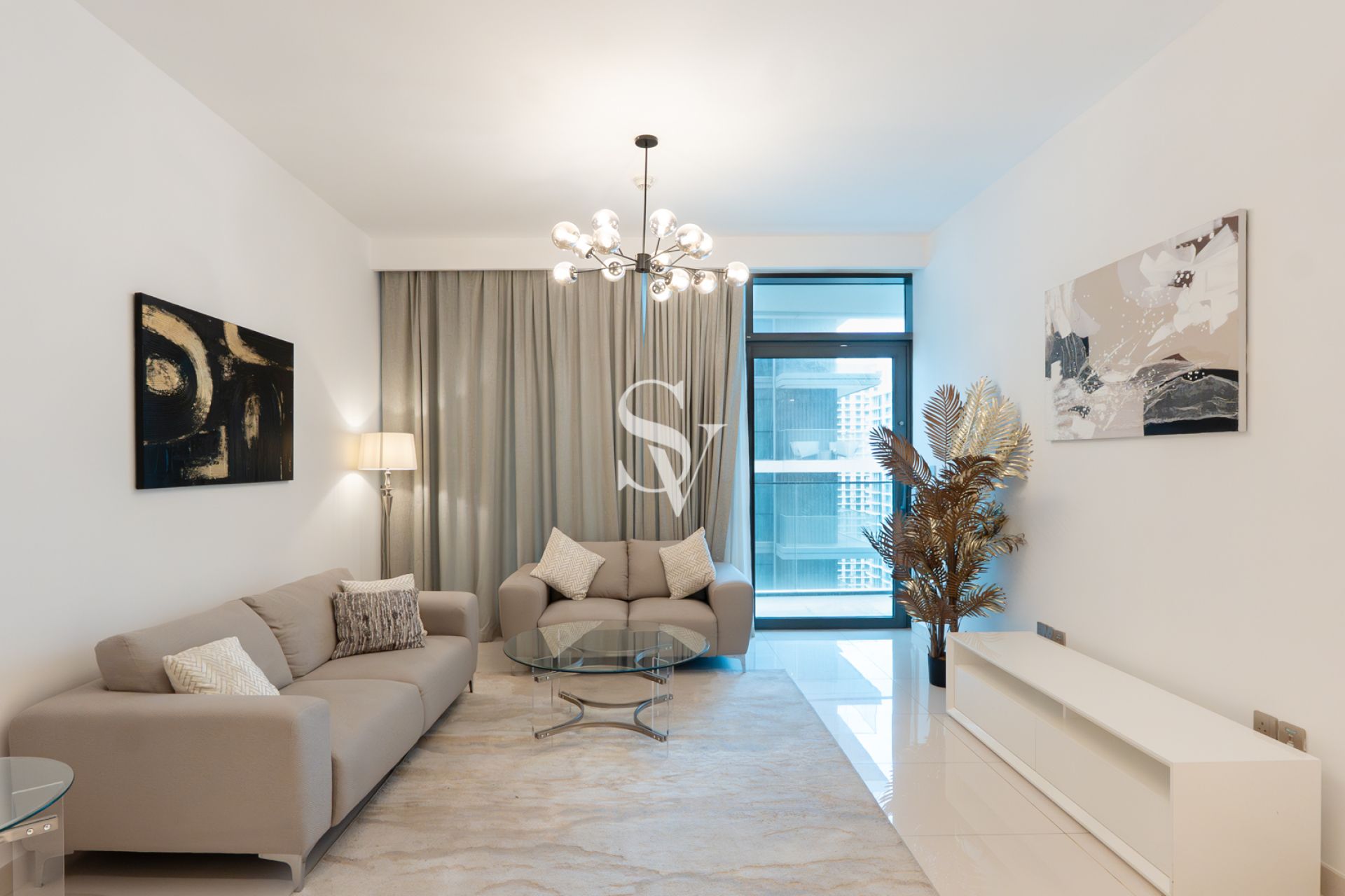 Spacious | Mid Floor | Furnished | Palm View