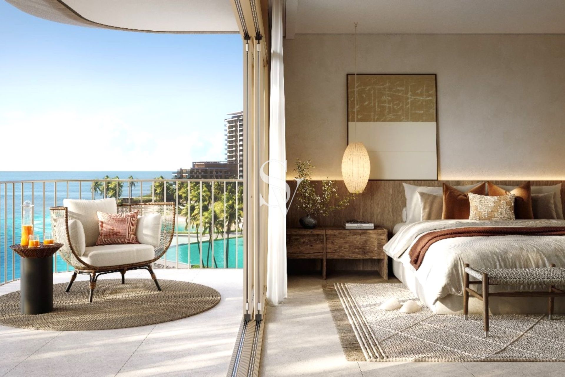 Direct Crystal Beach View | Large 1 BR | HIGH ROI