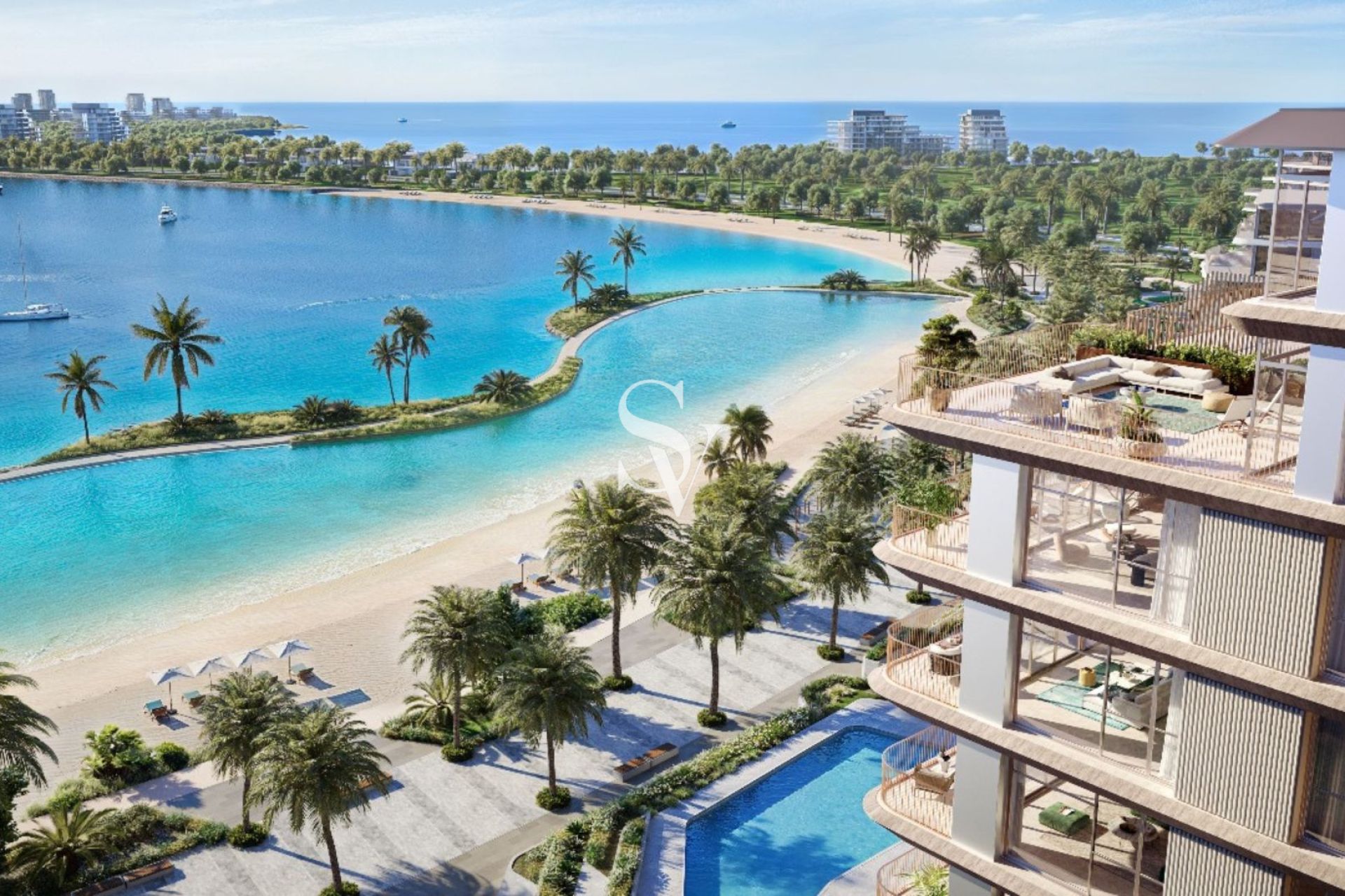 Resort Lifestyle | Luxury 1BR |Private Sandy Beach