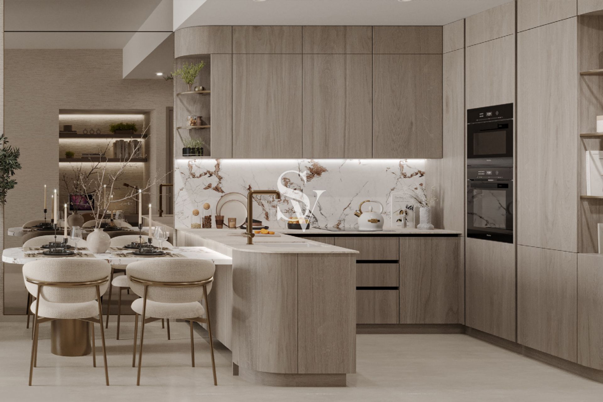MASSIVE LUXURY 1BR+STUDY | 30:70 PP FULL FURNISHED