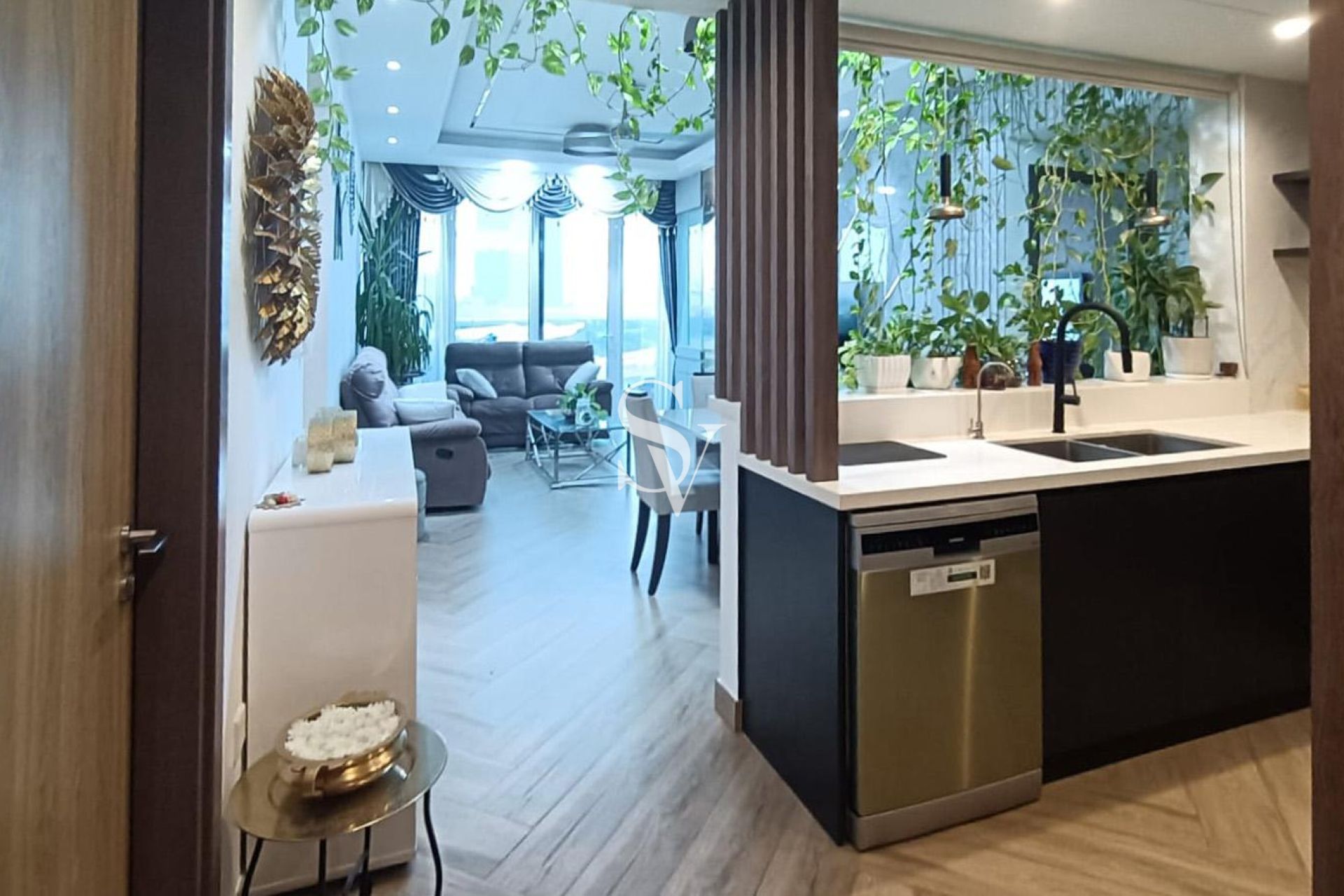 Glow Garden View | Semi Furnished | Near Metro