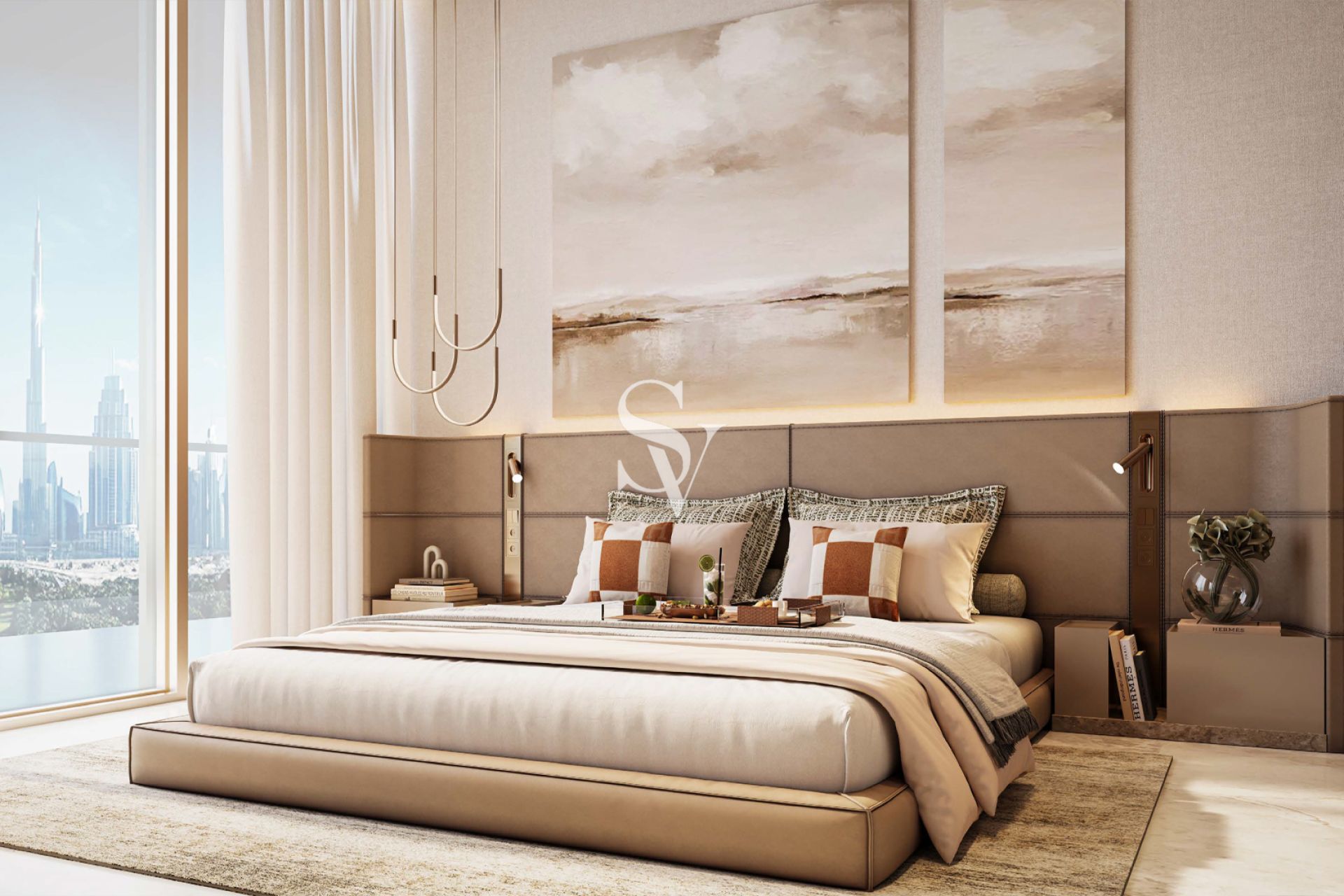FULLY FURNISHED | HERMES PARIS | WATERFRONT 1BR+S