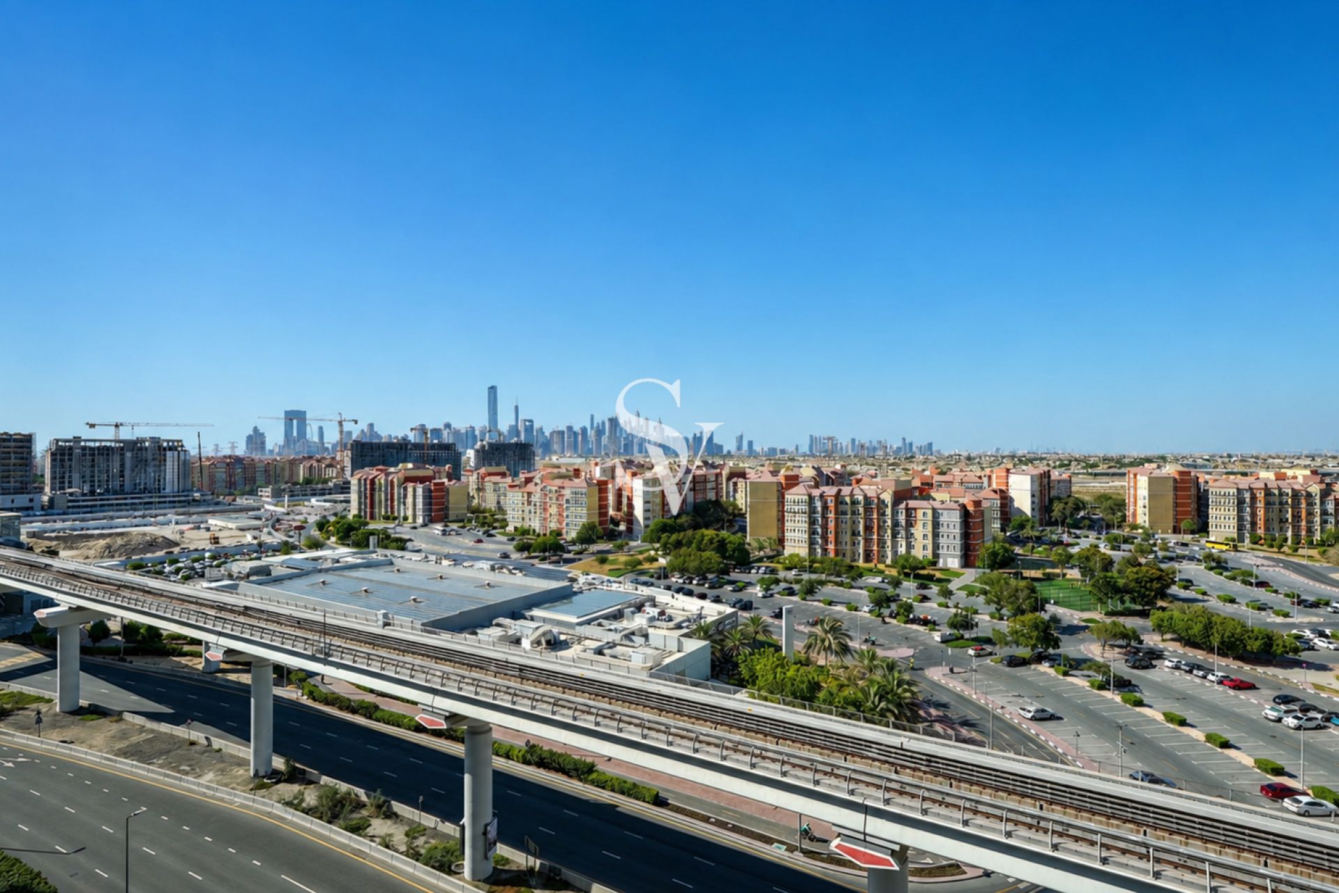 Upgraded | 1BR | Dubai Skyline View | High Floor