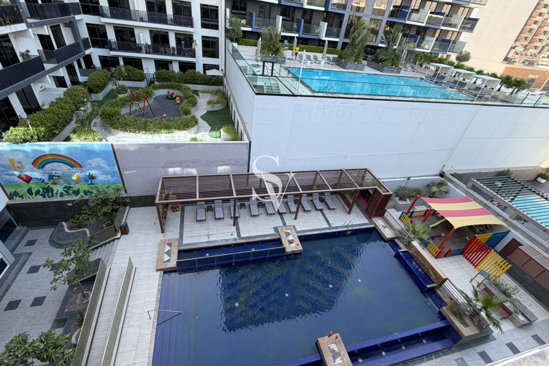 Spacious 1BR for sale | Pool View | Dar Al Jawarah
