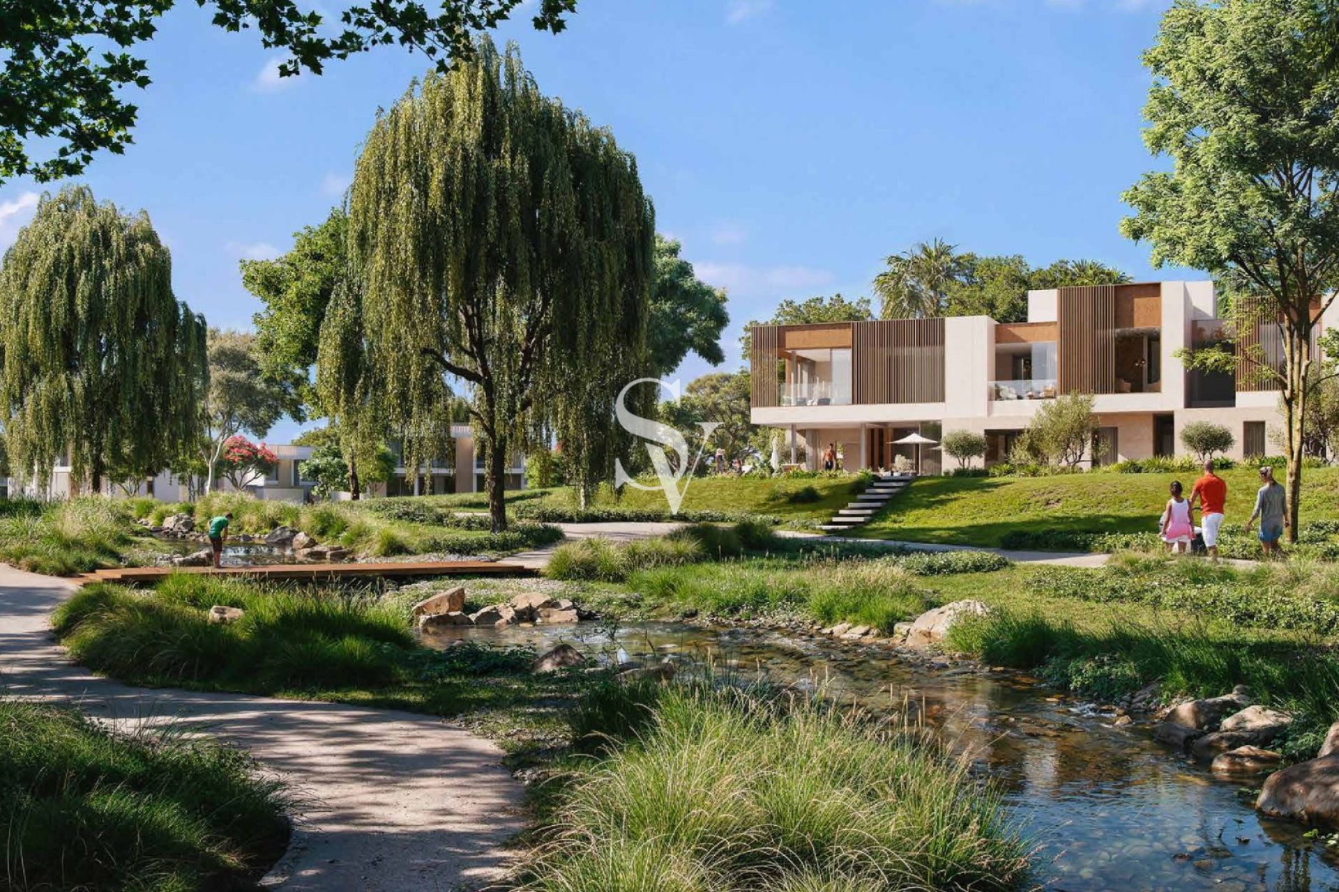 On the Pool & park | Corner Unit |Huge Plot