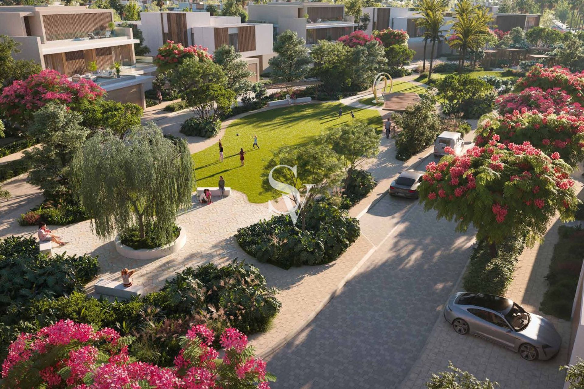 On the Pool & park | Corner Unit |Huge Plot