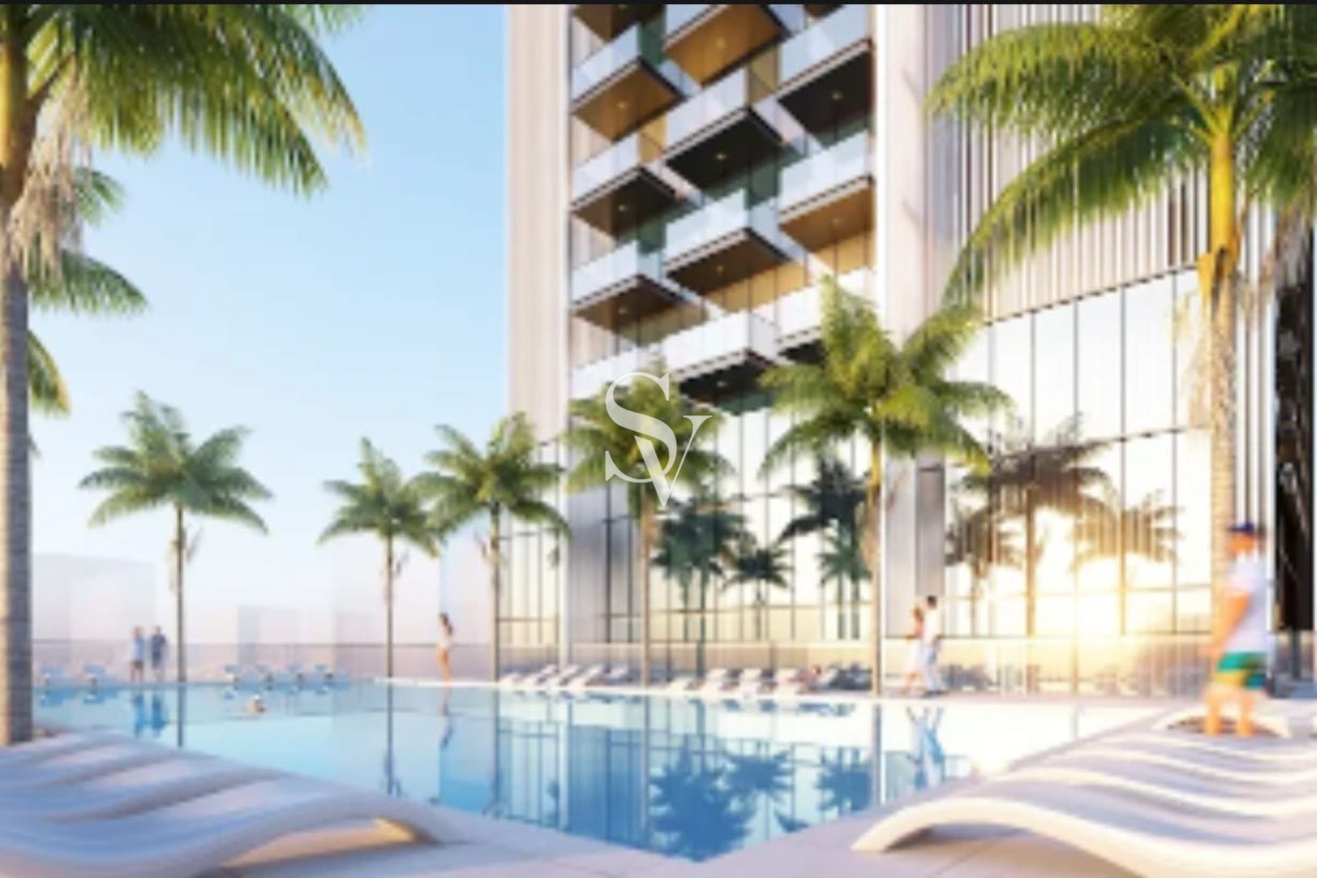 High floor | stylish and Furnished | Sky line view