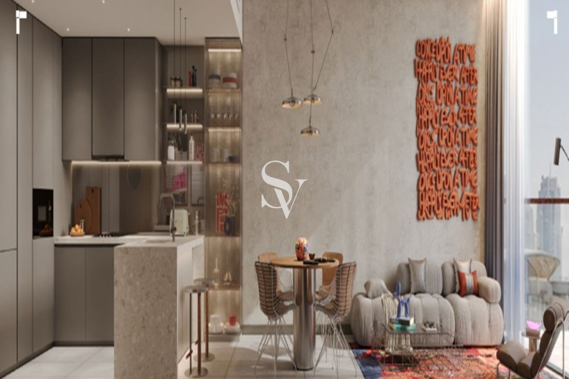Luxury | Fully Furnished Studio with SZR Views