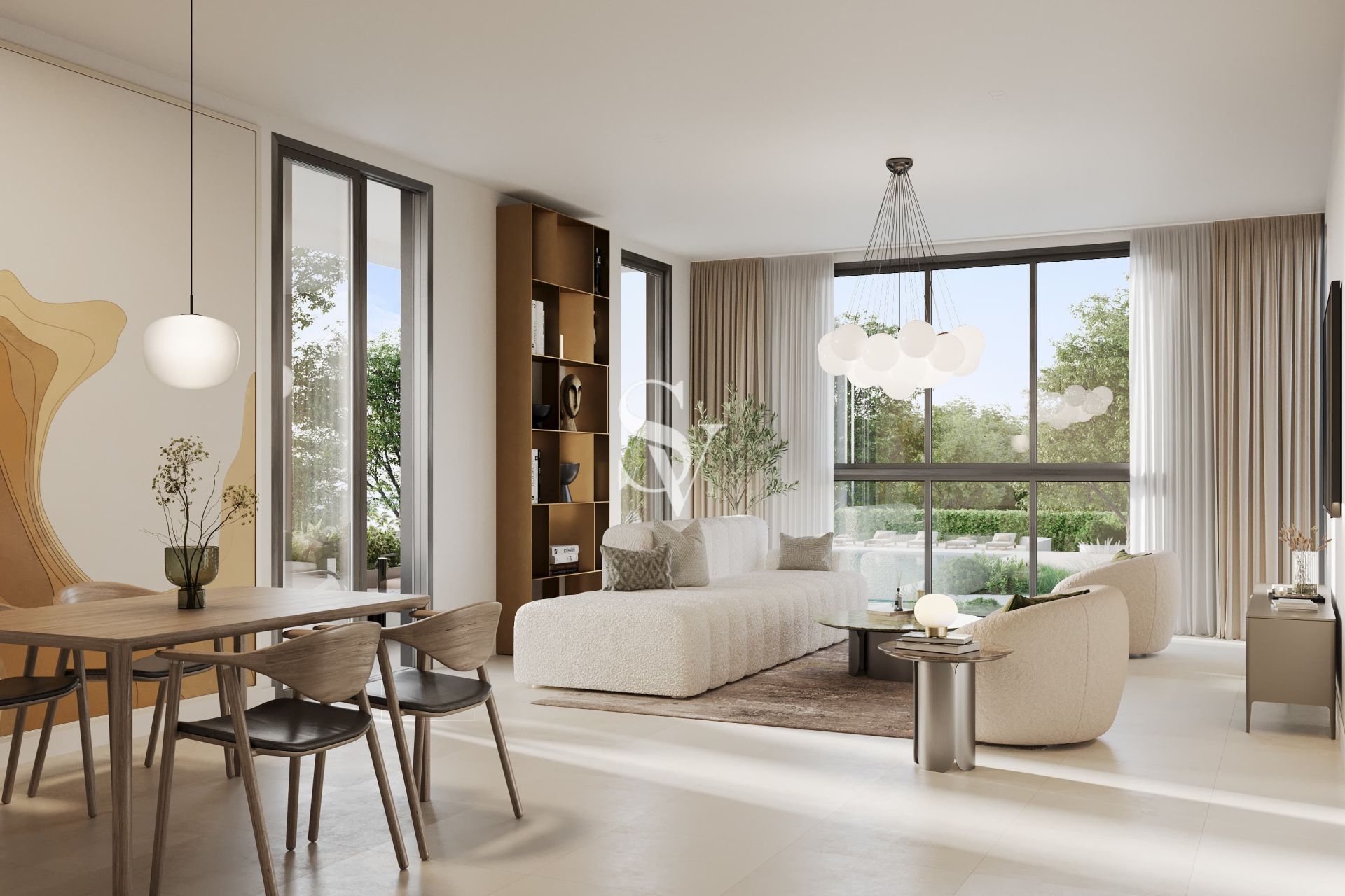 Elegant 1BR | Near Central Park  JVC | Circle Mall