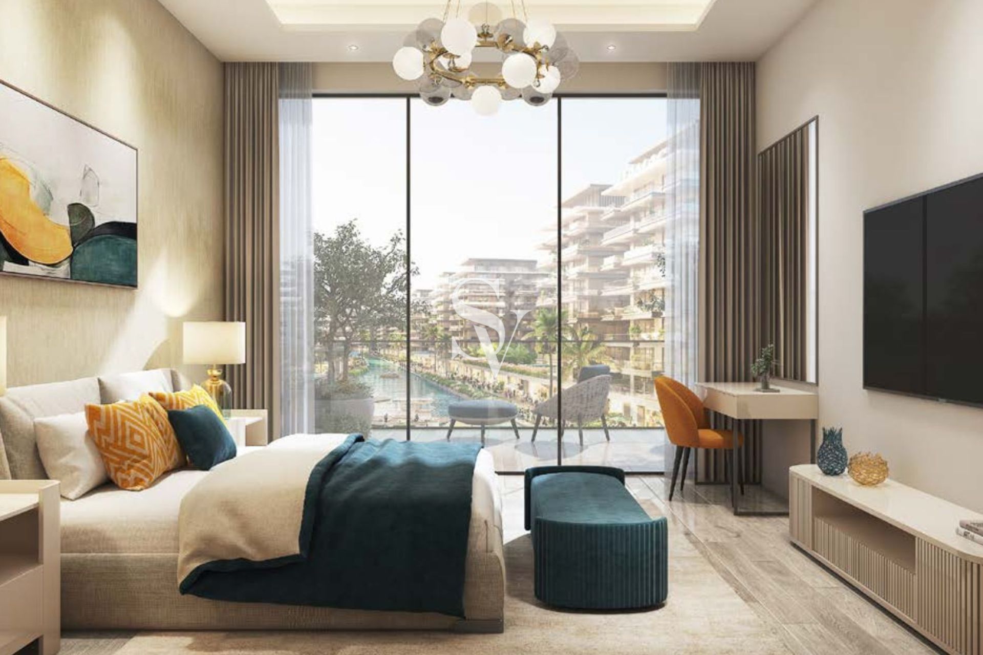 Premium 1 BR | Water-Front |Resort-style living