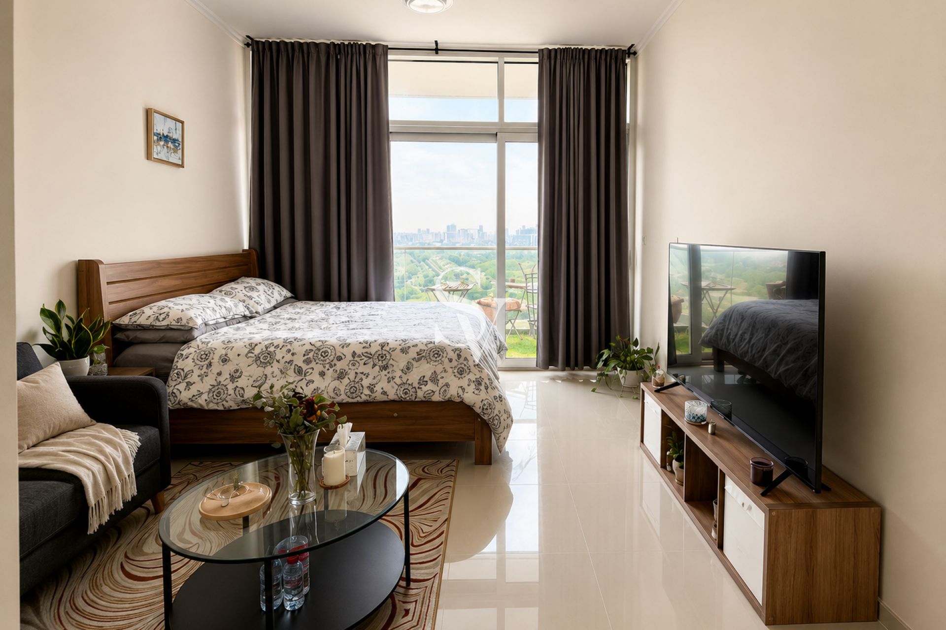 Furnished Studio |Spacious Layout | Community View