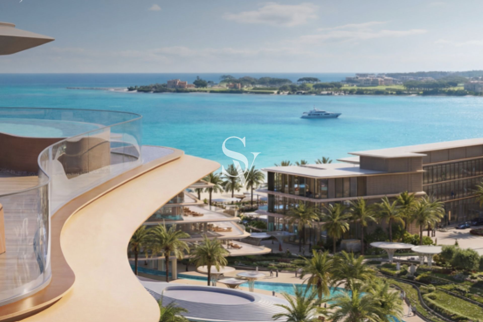 Full Beach View |High Floor |With maids |60-40 PP